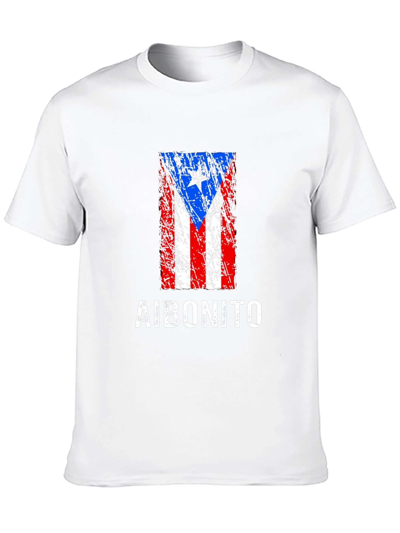 Aibonito Puerto Rico Flag Grunge T-Shirt