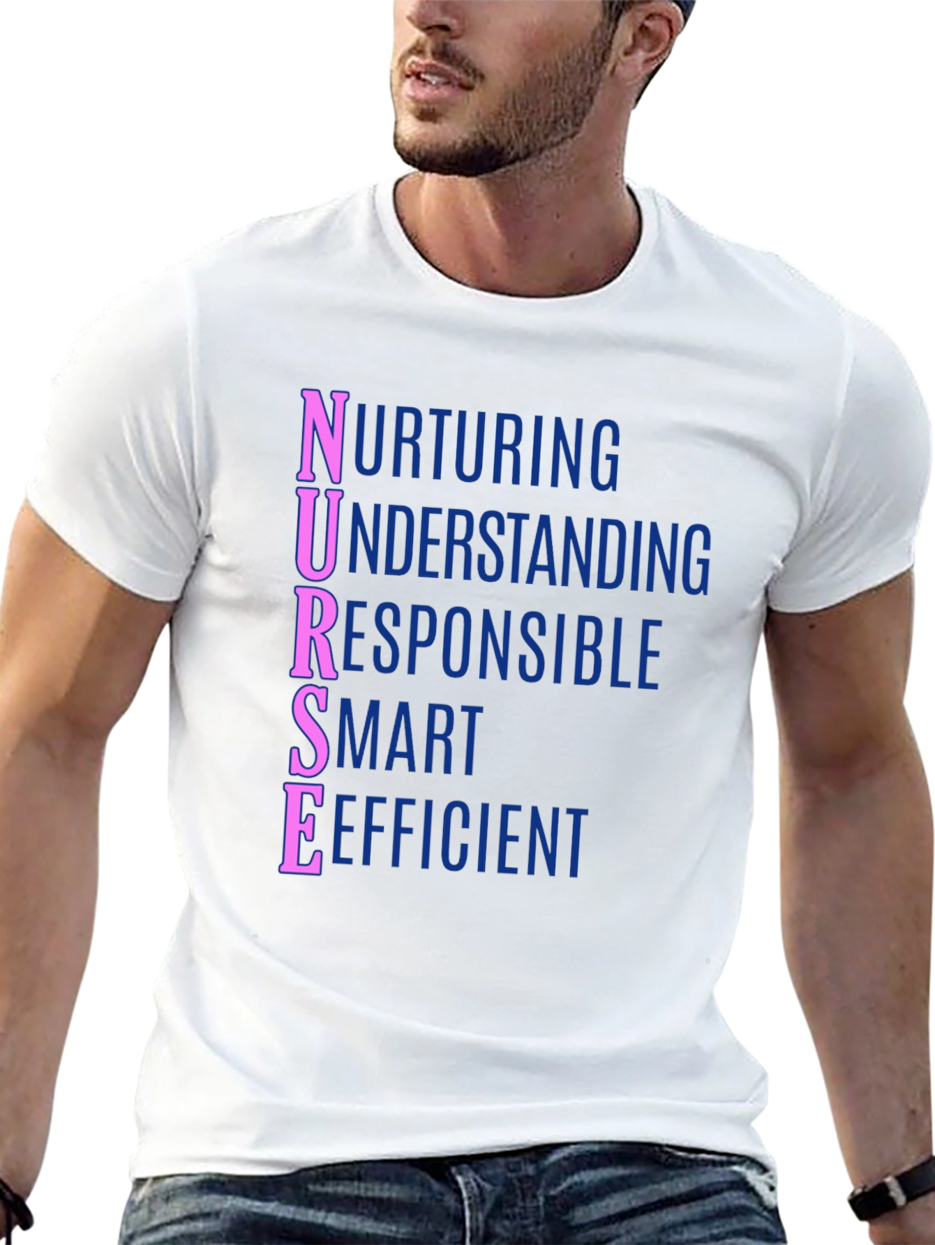 Nurse Definition T-Shirt - Nurturing Understanding Responsible Smart Efficient