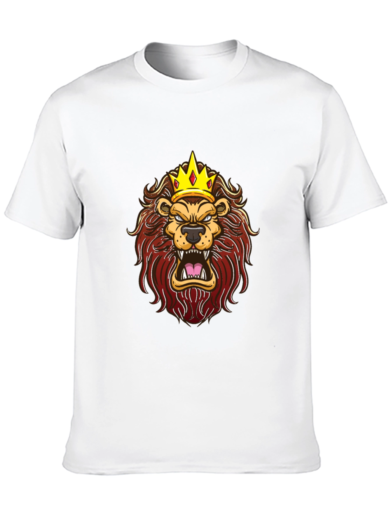 King Lion Graphic Print T-Shirt
