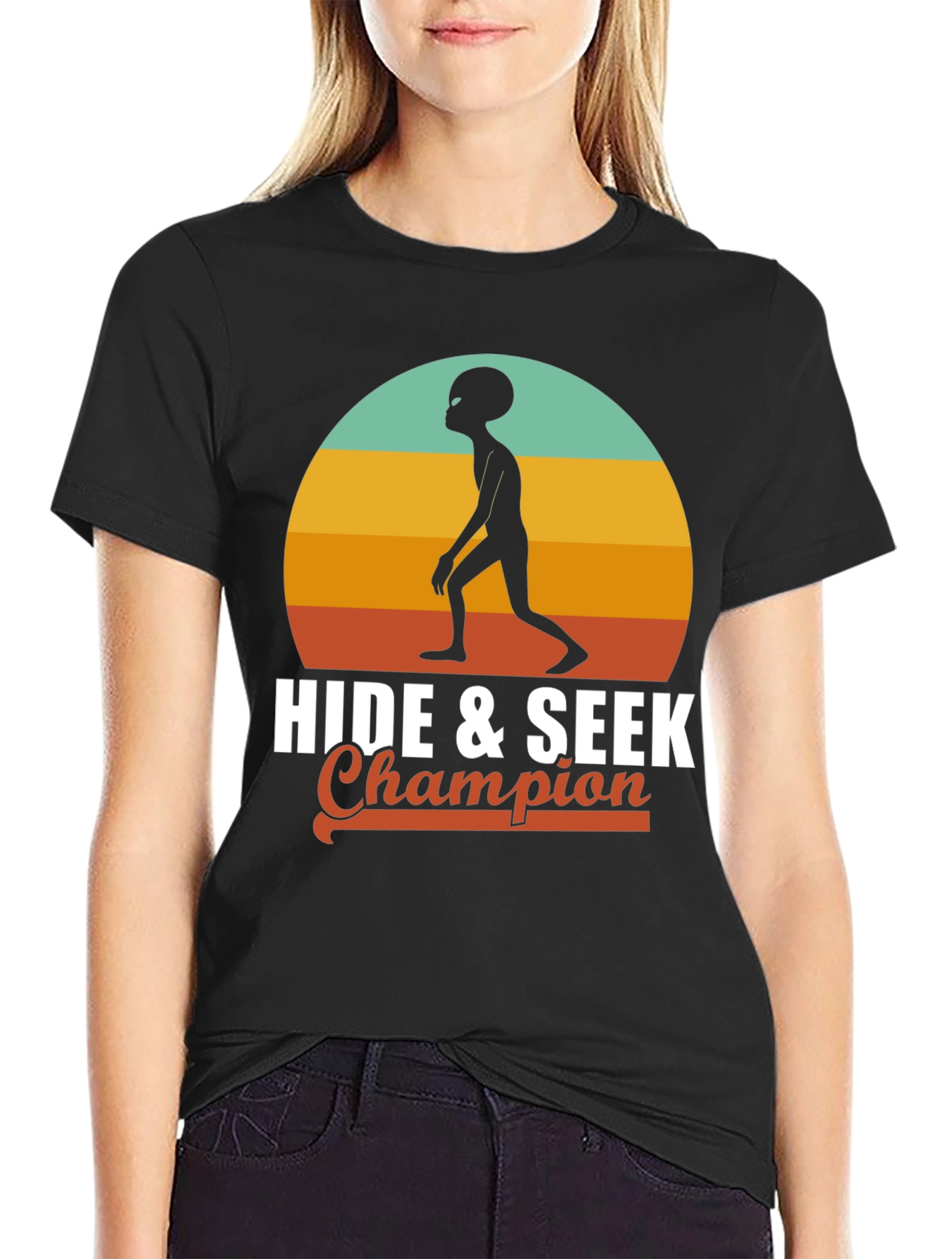 Alien Hide & Seek Champion Graphic T-Shirt