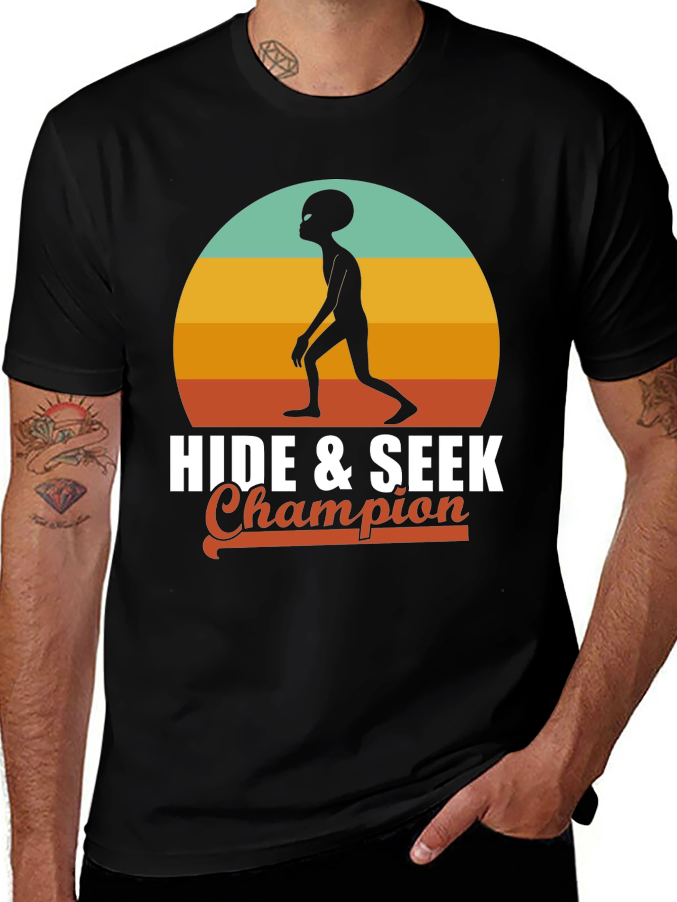 Alien Hide & Seek Champion Graphic T-Shirt