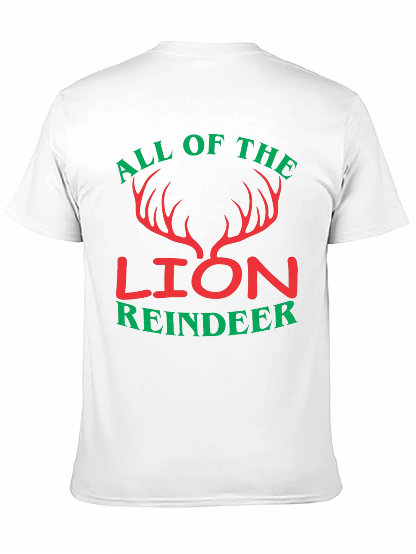All Of The Lion Reindeer Graphic T-Shirt