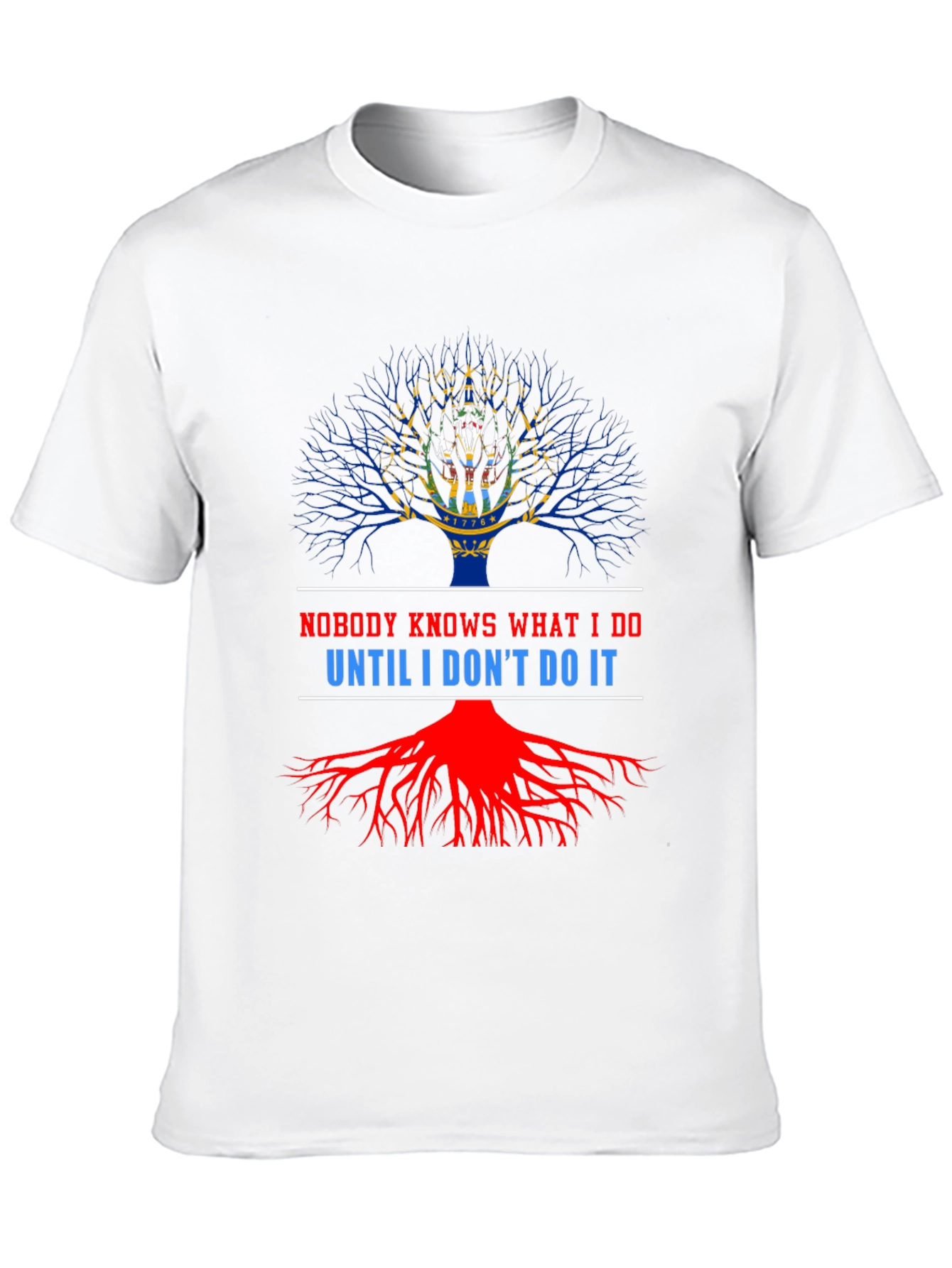 Nobody Knows What I Do Tree Graphic Tee