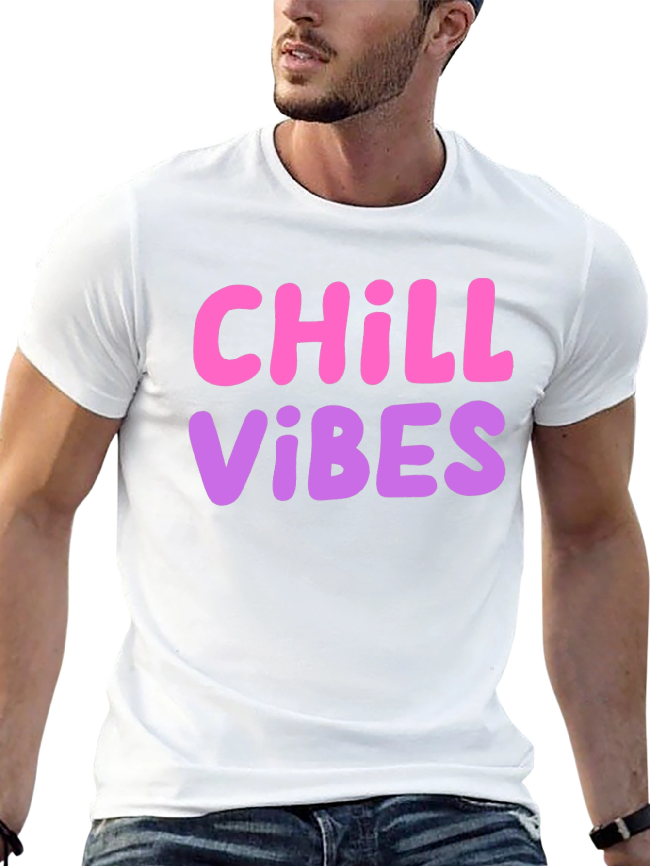 Chill Vibes Graphic Tee - Relaxed Style
