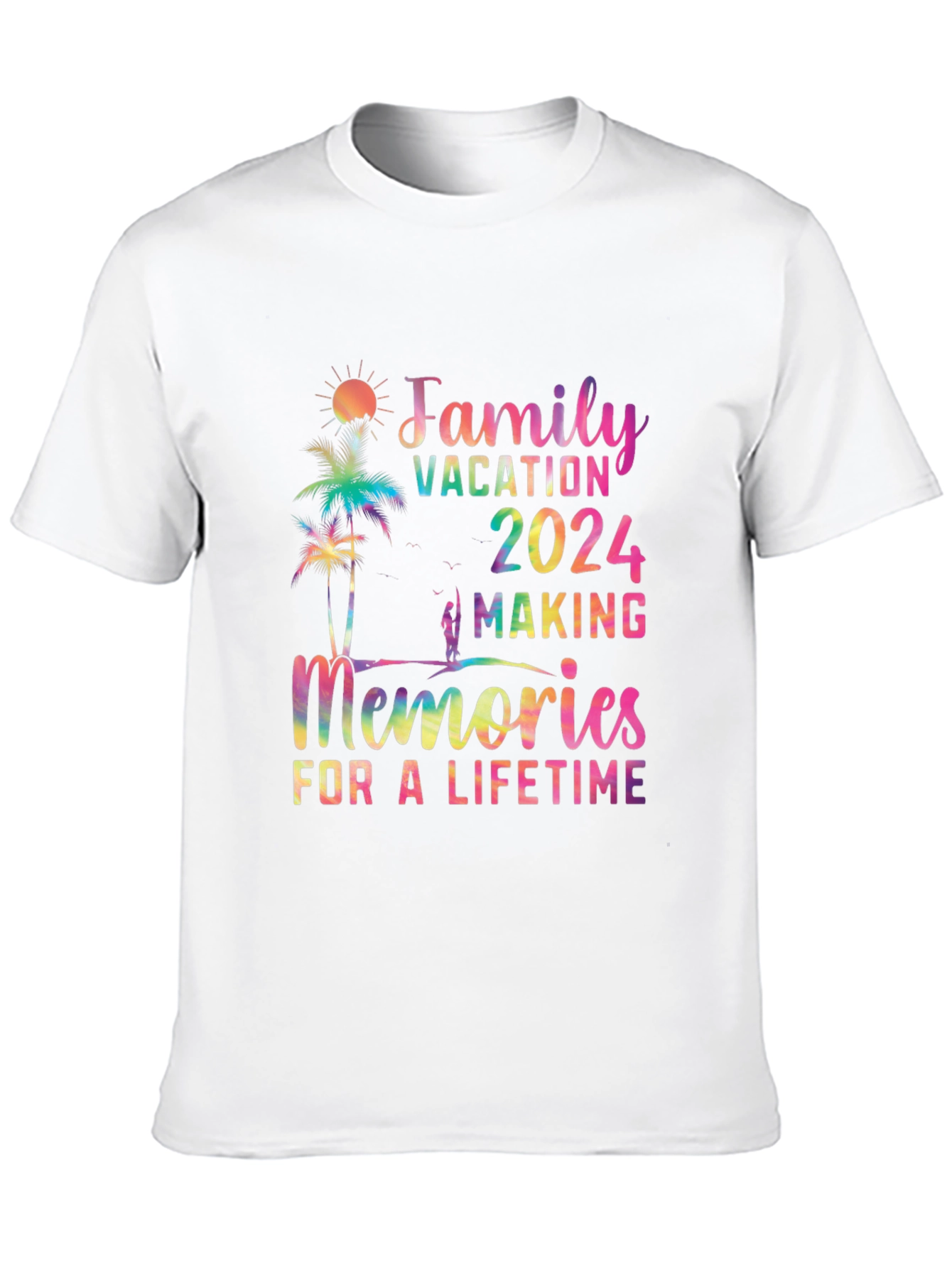 Family Vacation 2024 Rainbow T-Shirt