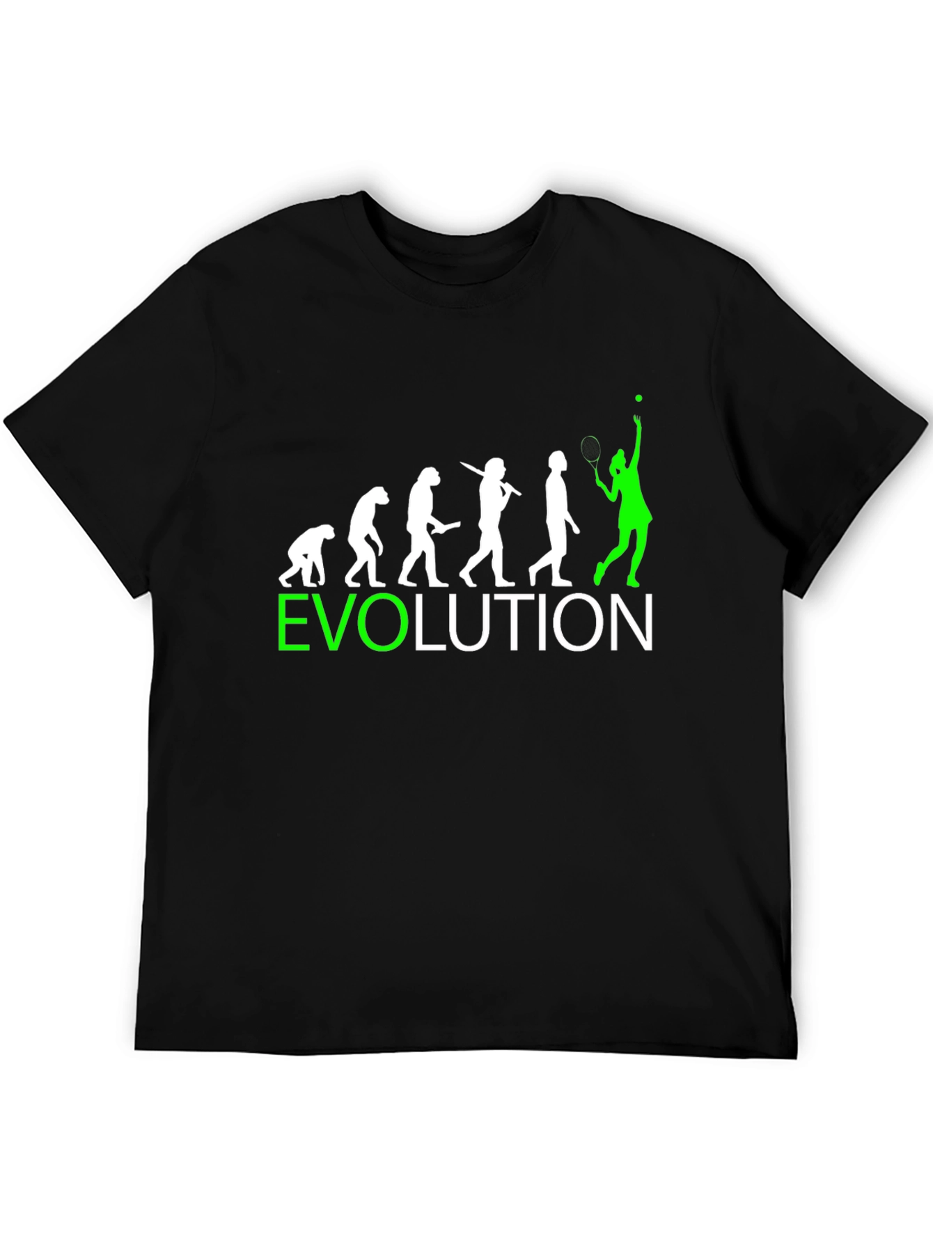 Evolution Tennis T-Shirt Funny Tennis Player Tee