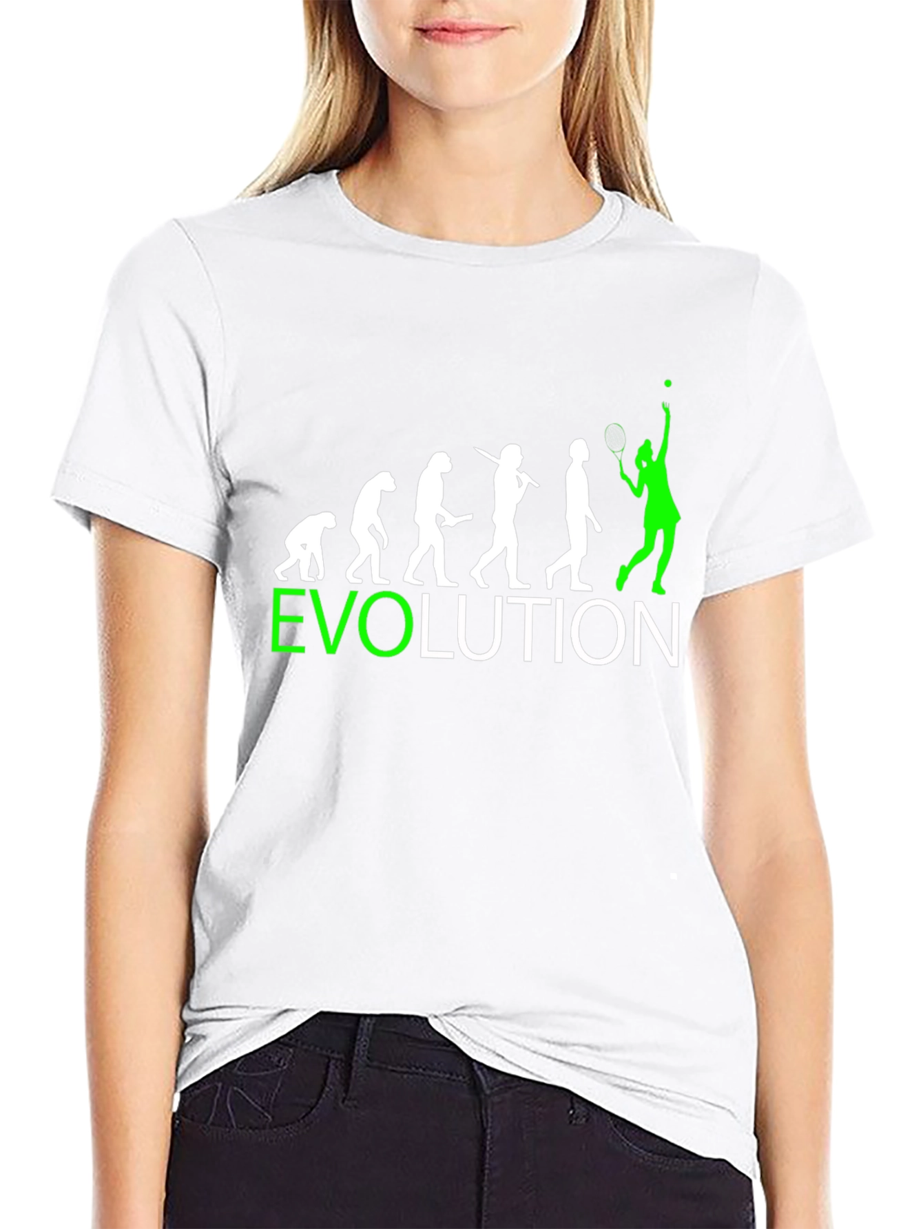 Evolution Tennis T-Shirt Funny Tennis Player Tee