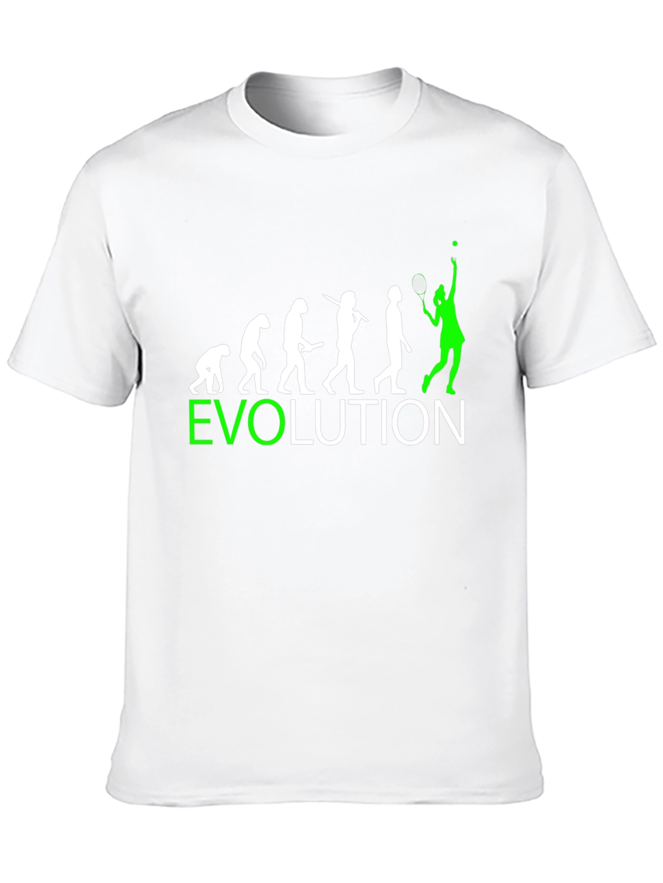 Evolution Tennis T-Shirt Funny Tennis Player Tee