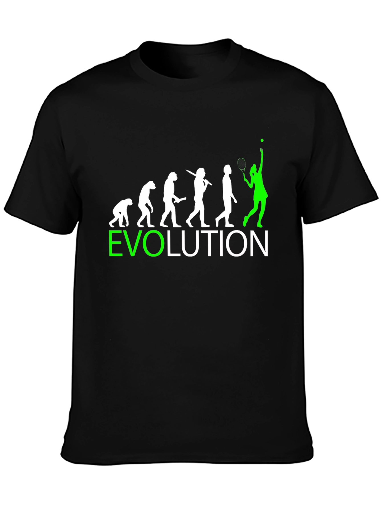 Evolution Tennis T-Shirt Funny Tennis Player Tee