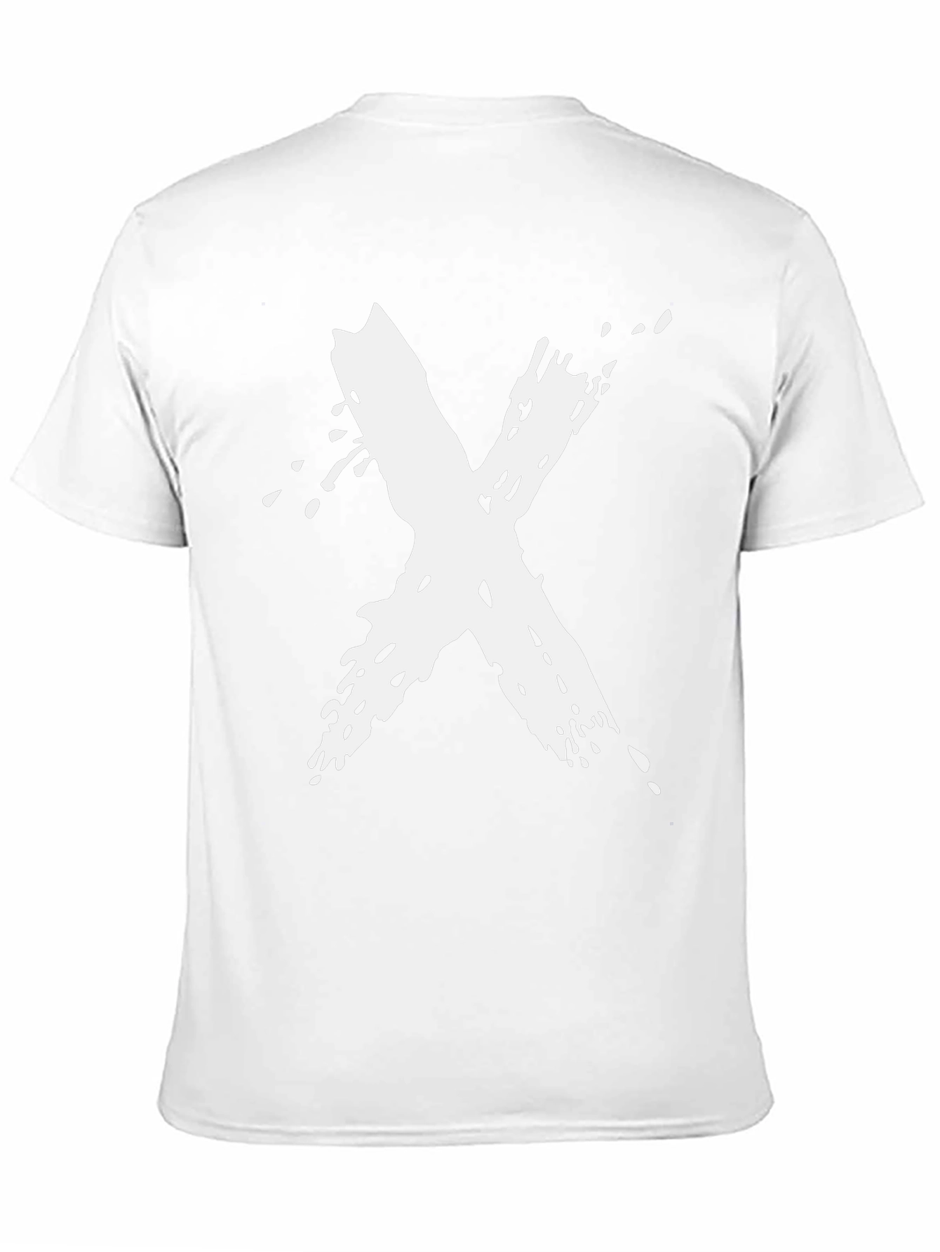 Abstract X Graphic T-Shirt - Black Cotton Tee