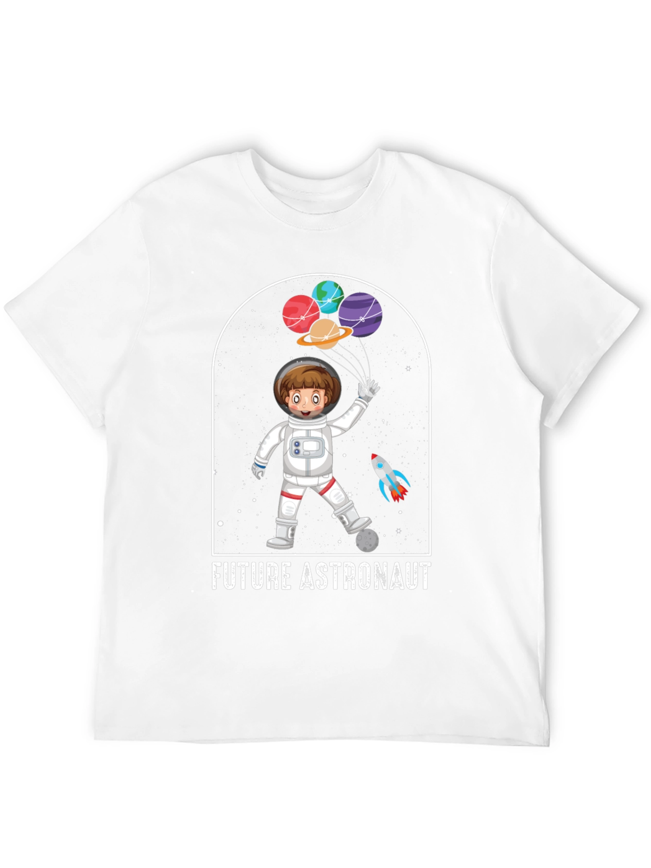 Future Astronaut T-Shirt - Space Exploration Kids Tee