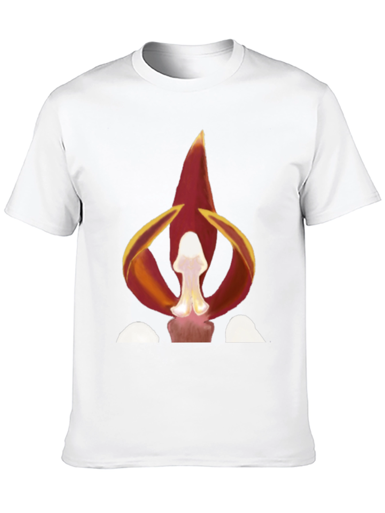 Fiery Floral Graphic Tee - Bold Statement Shirt