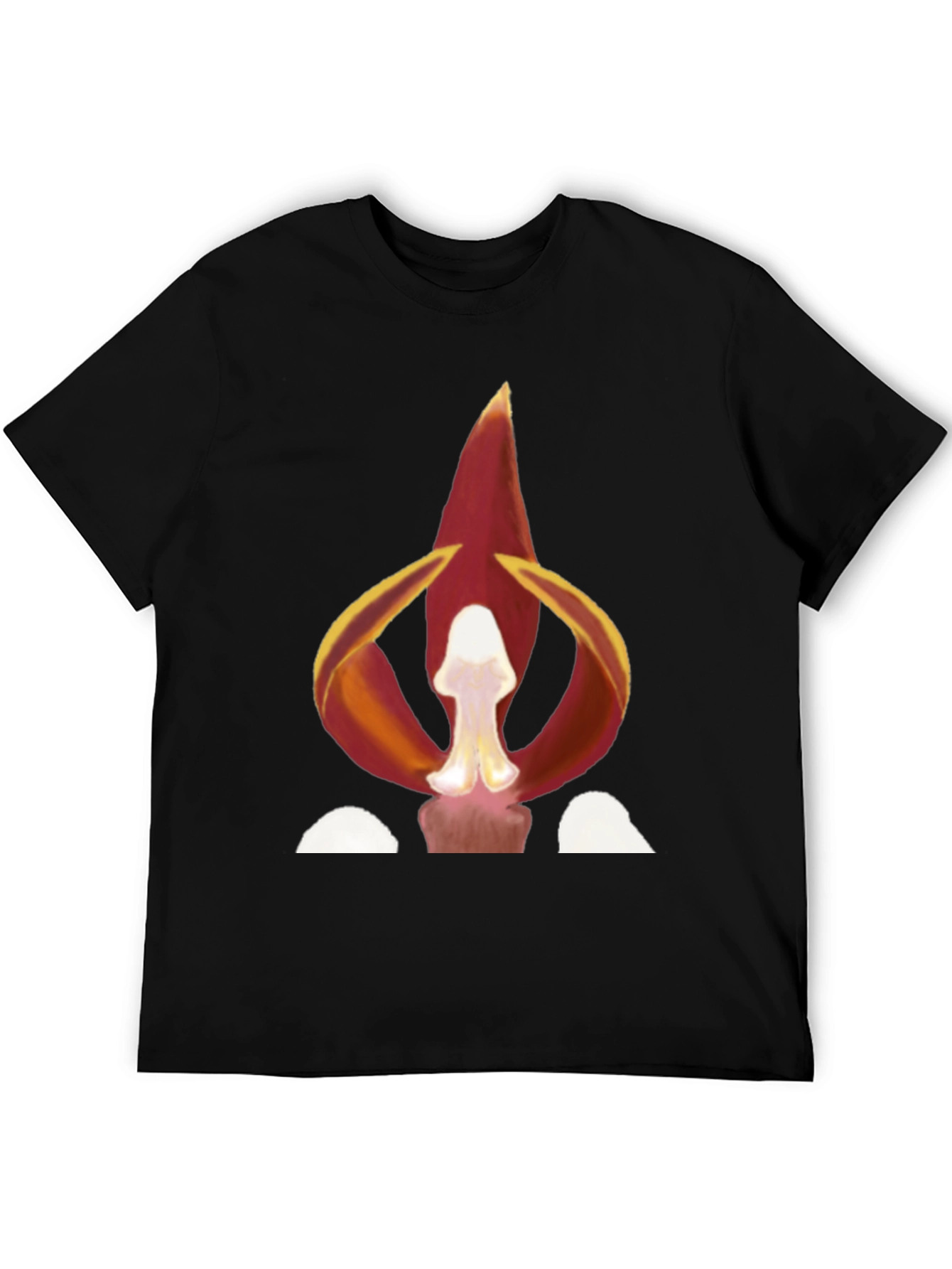 Fiery Floral Graphic Tee - Bold Statement Shirt