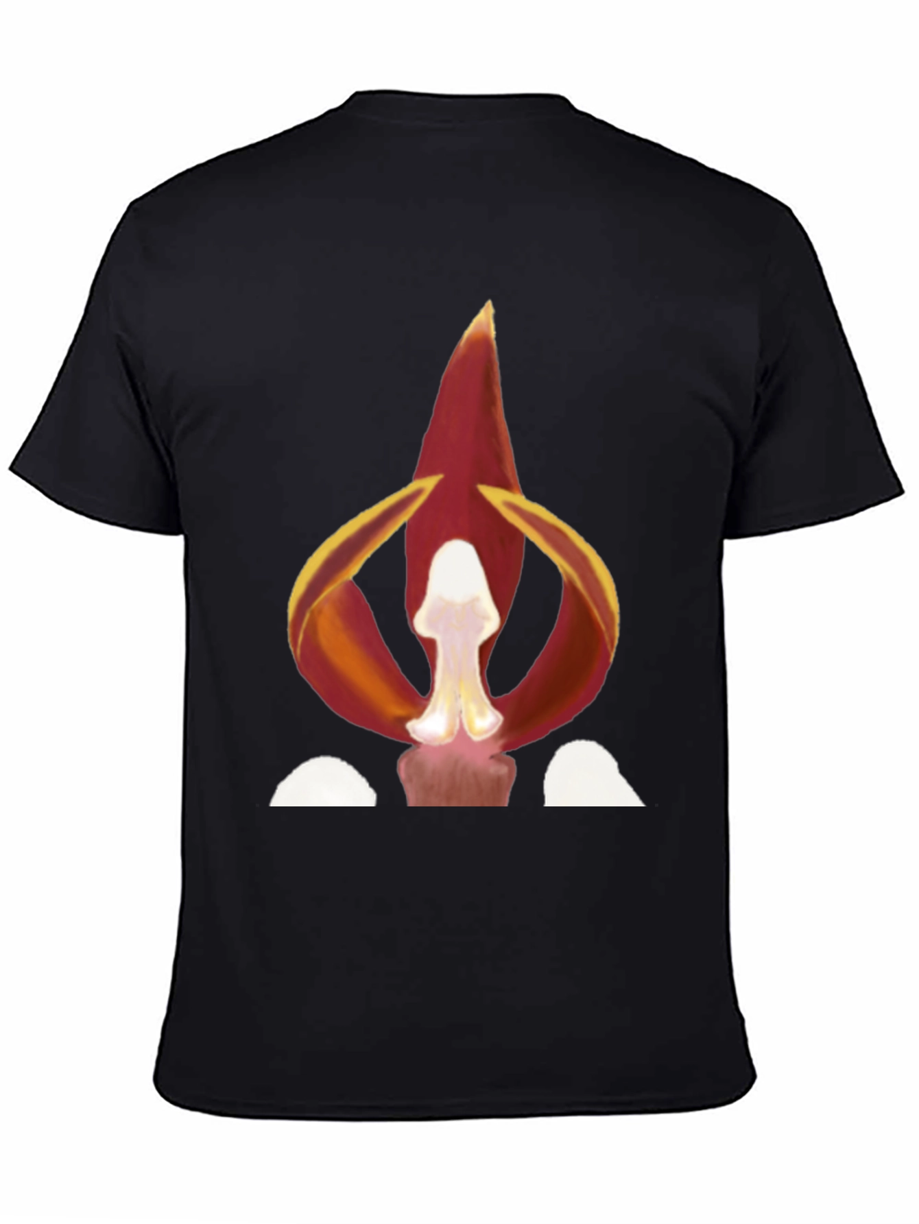Fiery Floral Graphic Tee - Bold Statement Shirt