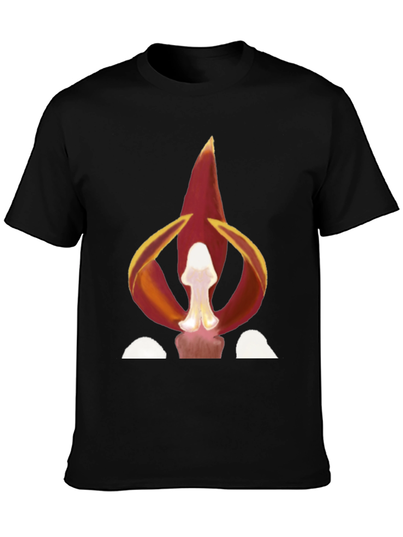 Fiery Floral Graphic Tee - Bold Statement Shirt