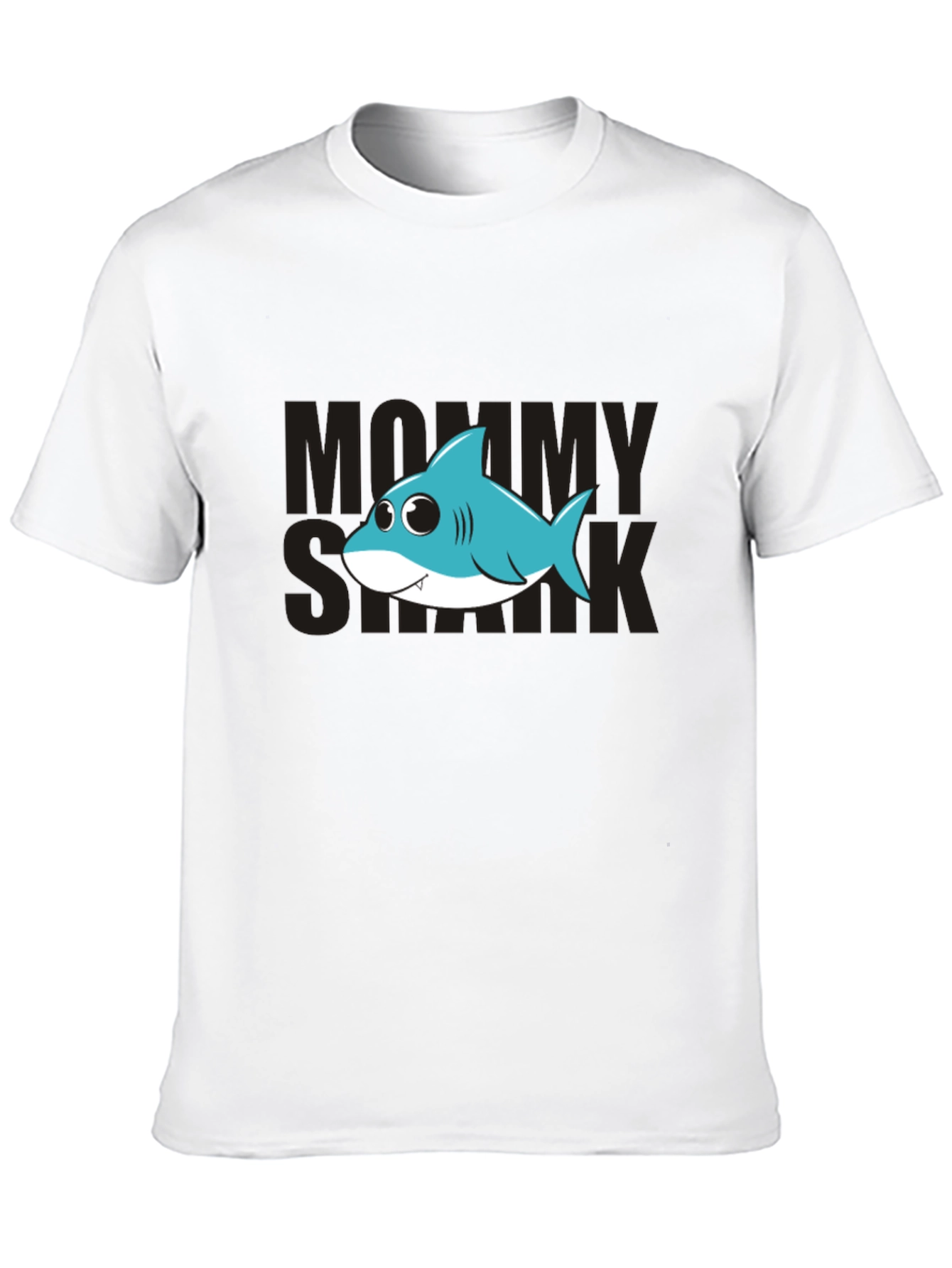 Mommy Shark T-Shirt - Cute Cartoon Shark Design