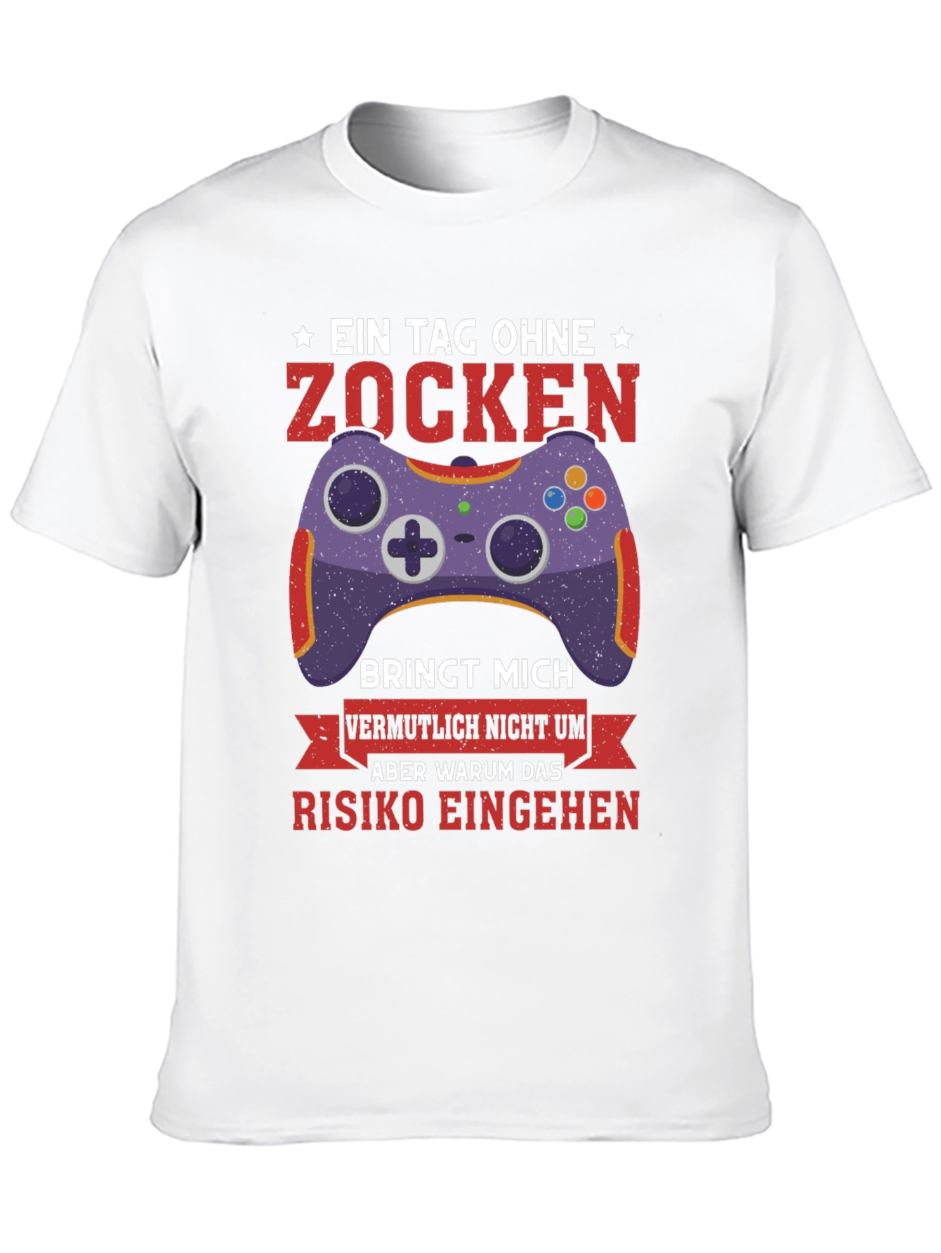 Gamer T-Shirt: Zocken Gaming Controller Tee