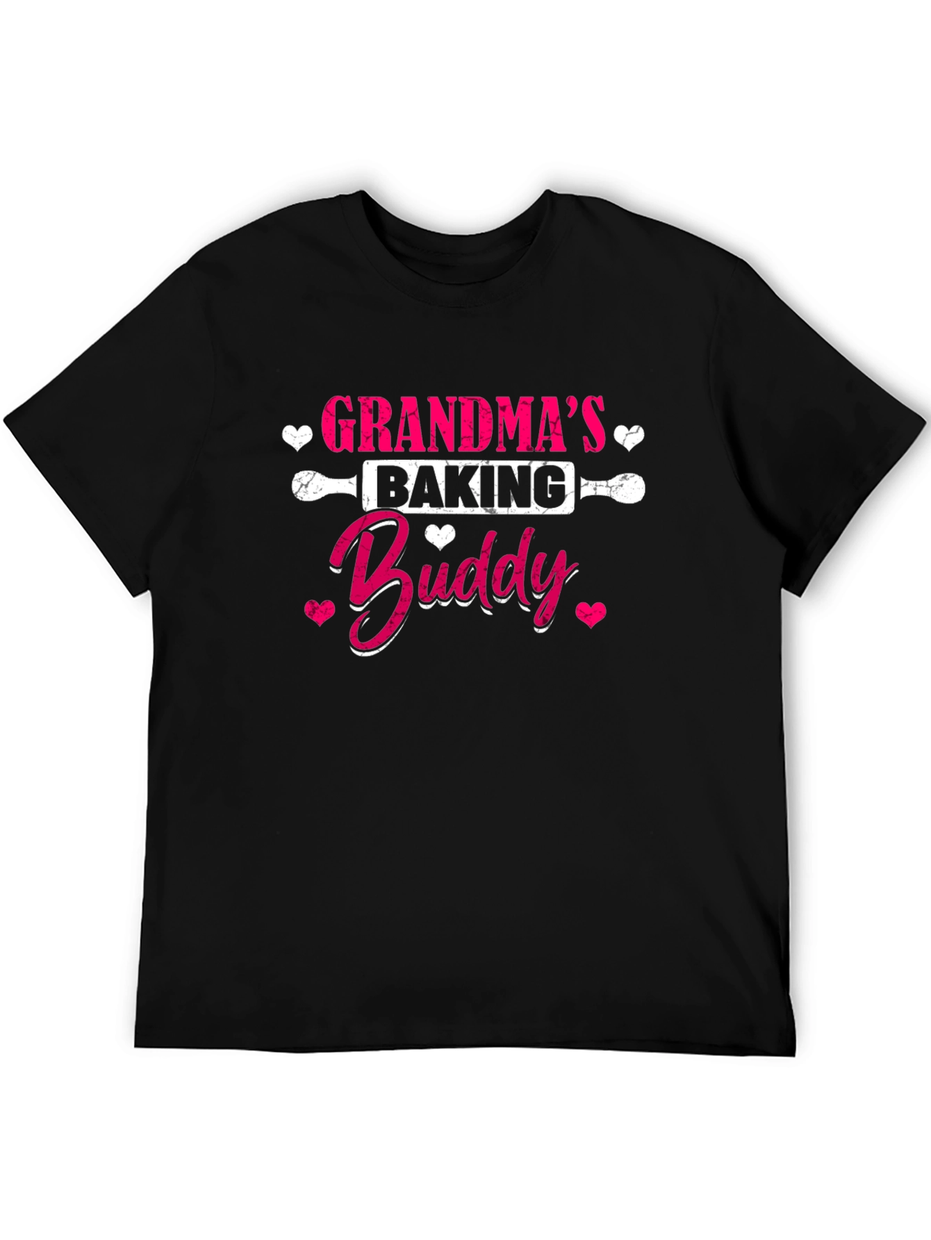 Grandmas Baking Buddy Black T-Shirt