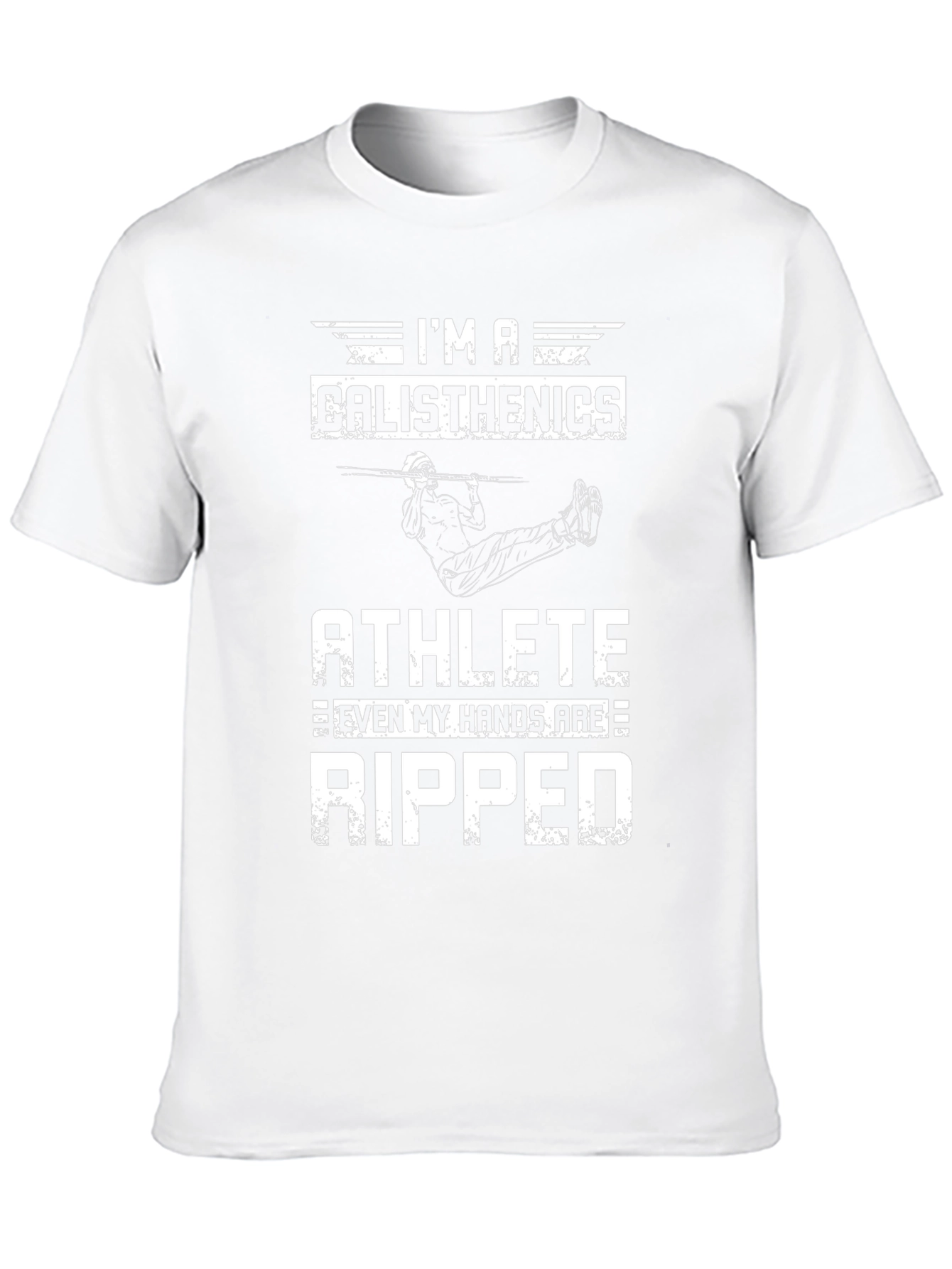 Calisthenics Athlete Ripped Hands Black Graphic T-Shirt