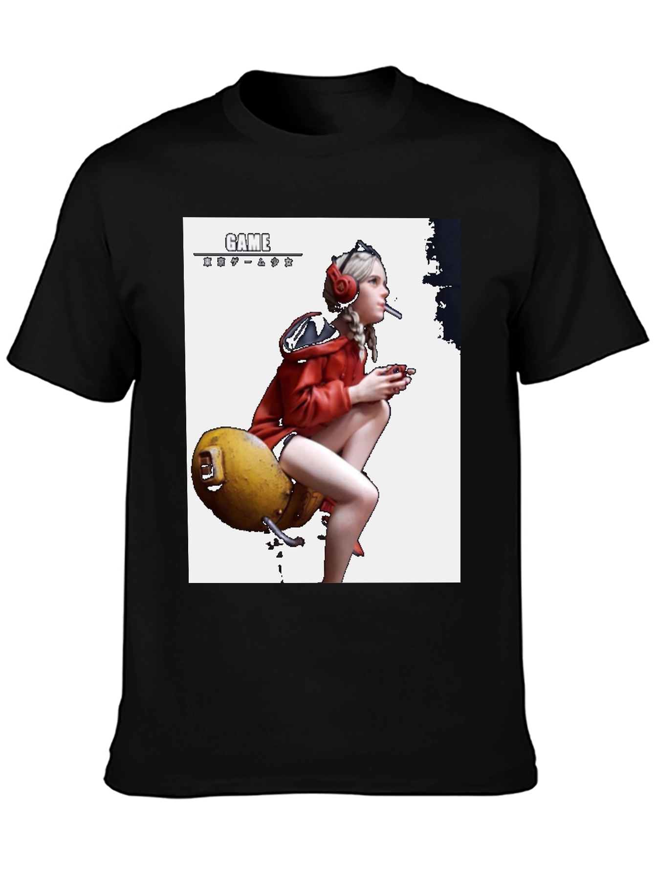 Gamer Girl Graphic Tee - Unique Design
