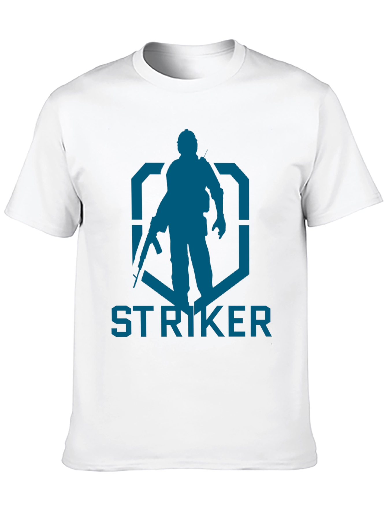 Striker Graphic Tee - Military Style Design