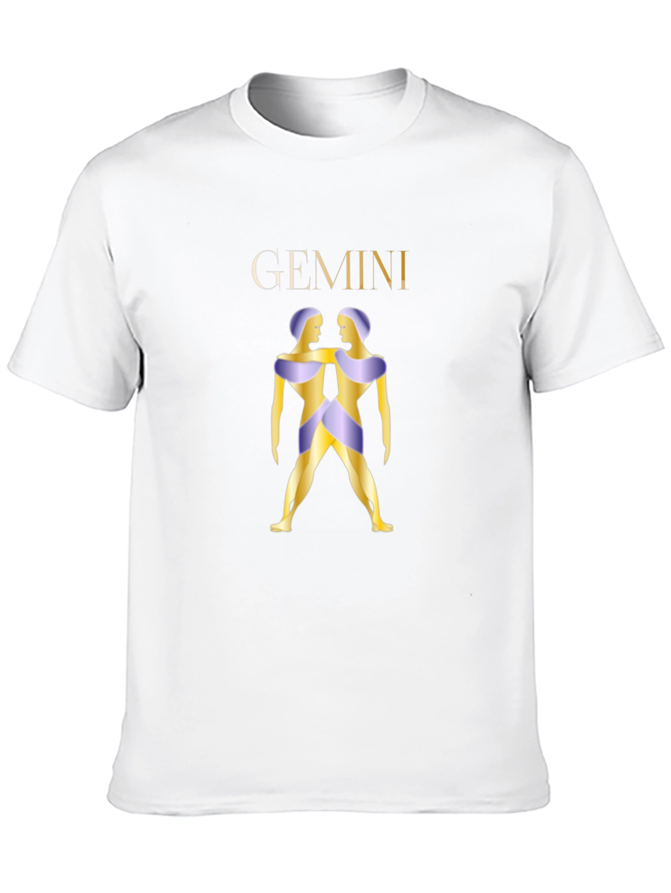 Gemini Zodiac Graphic Tee - Stylish Black T-Shirt