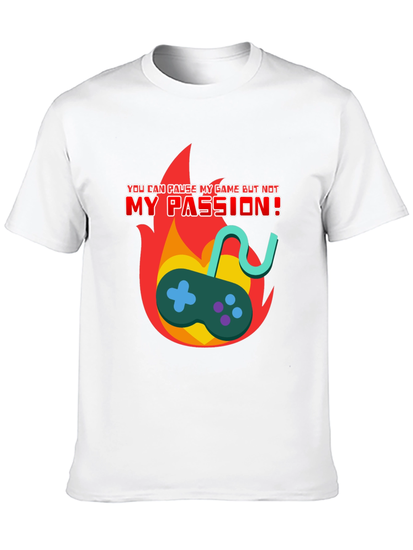 Gaming Passion T-Shirt: Pause the Game Not the Drive!
