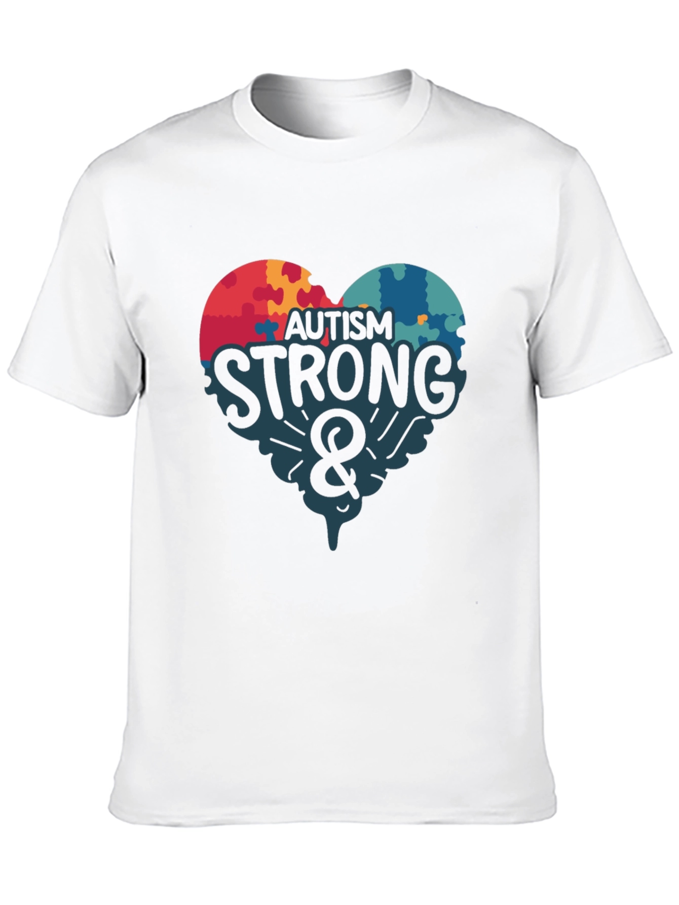 Autism Strong Graphic T-Shirt