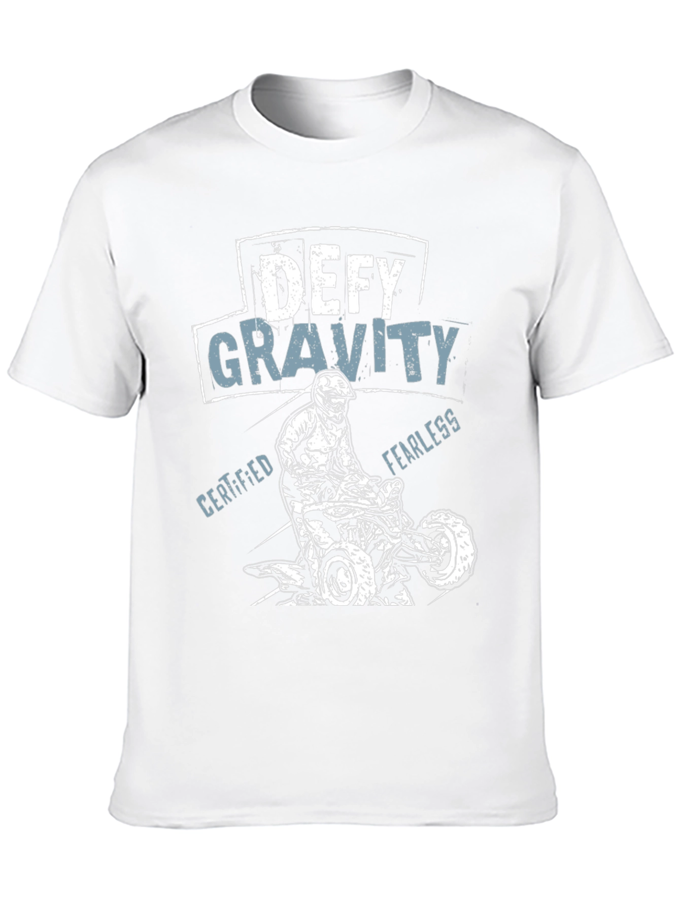 Defy Gravity ATV Rider Graphic T-Shirt - Black