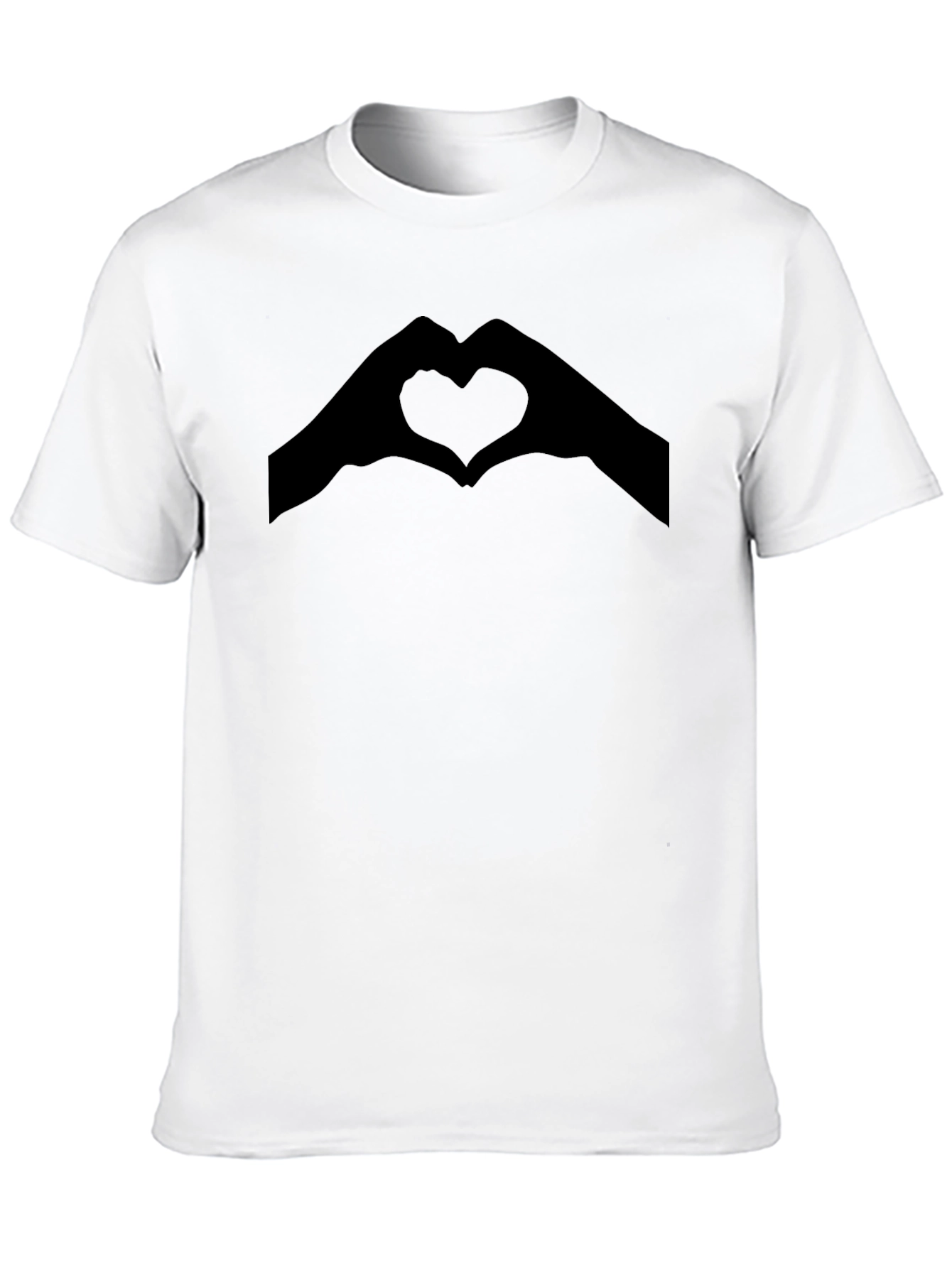 Love Hands Graphic T-Shirt - Stylish Black Tee