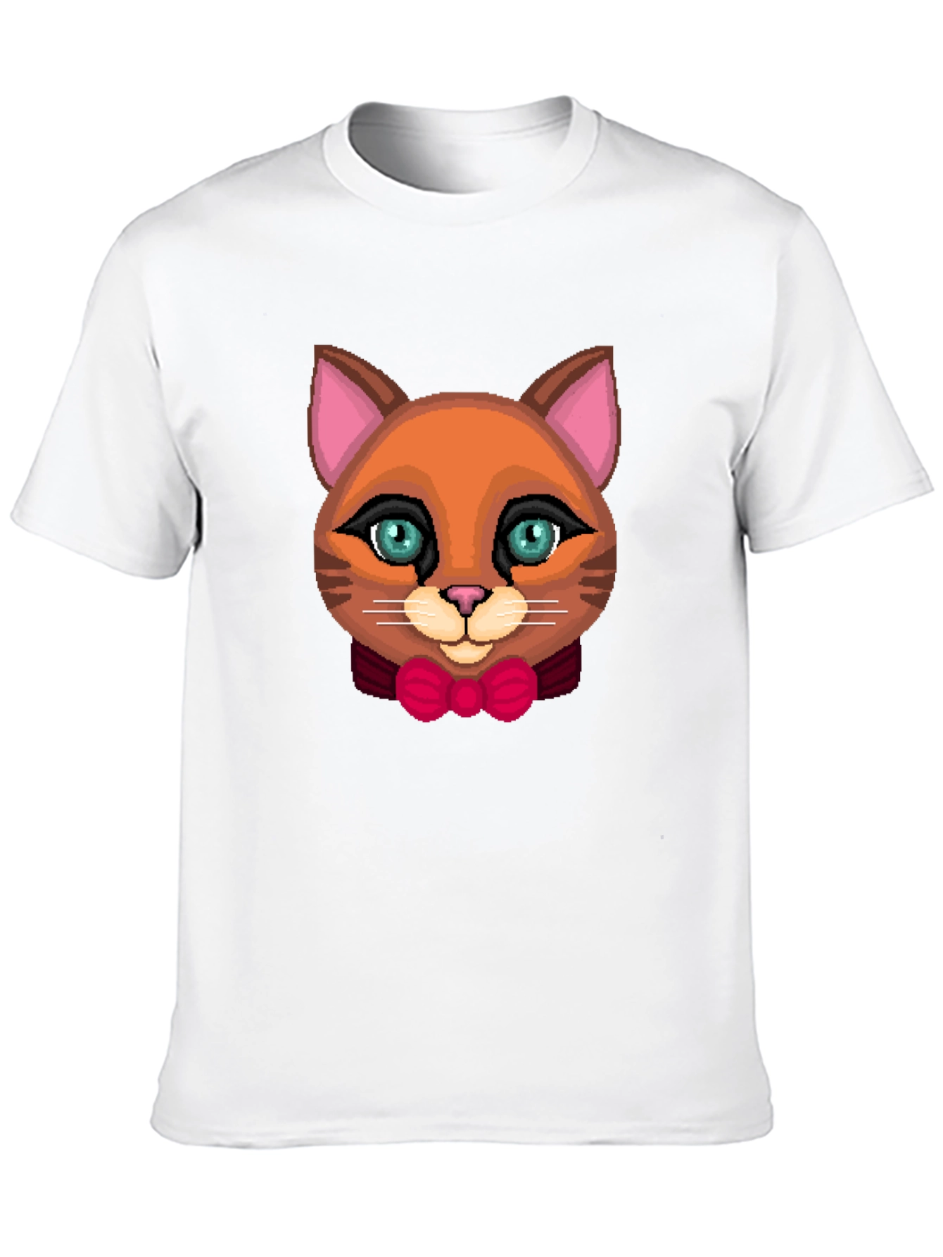 Cute Cat Bowtie Graphic Tee