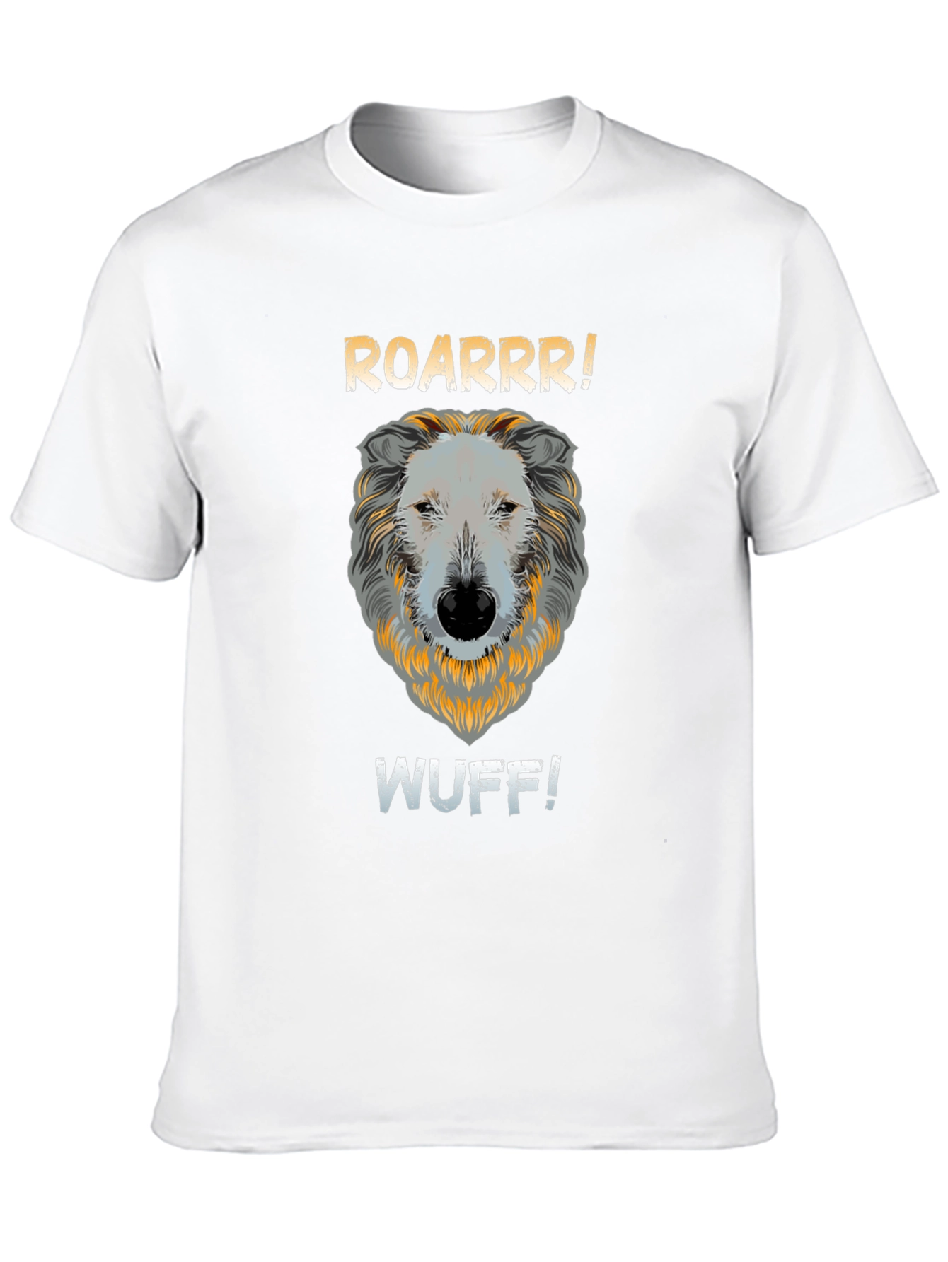 Roarrr! Wuff! Dog T-Shirt - Funny Animal Tee