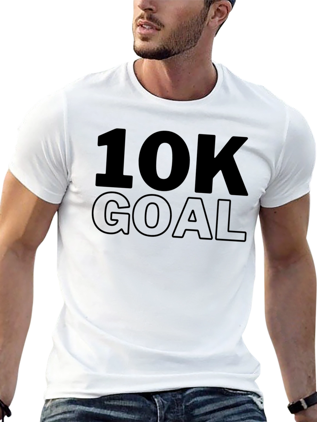 10K Goal T-Shirt - Motivational Gym Workout Tee
