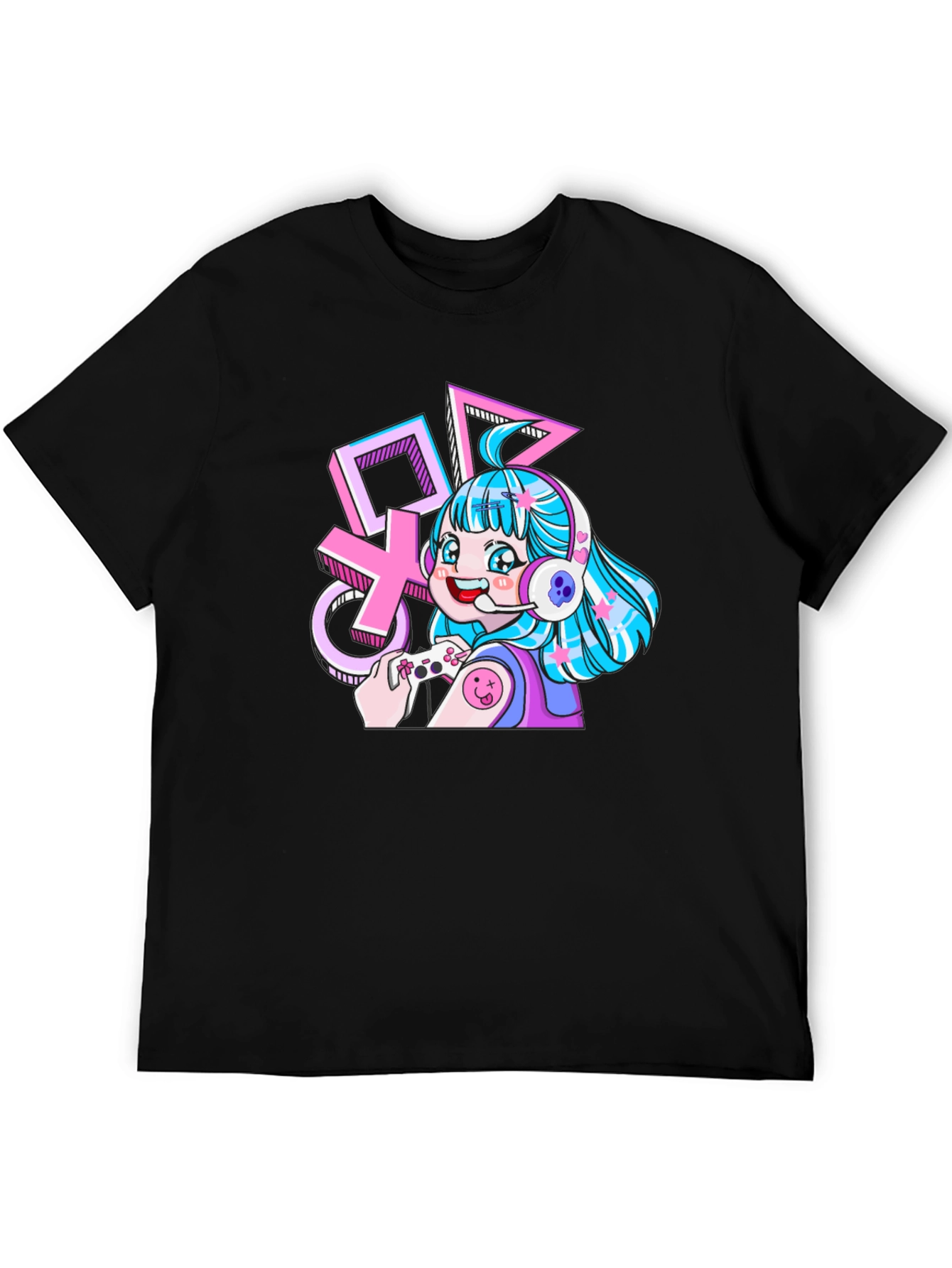 Gamer Girl Black T-Shirt