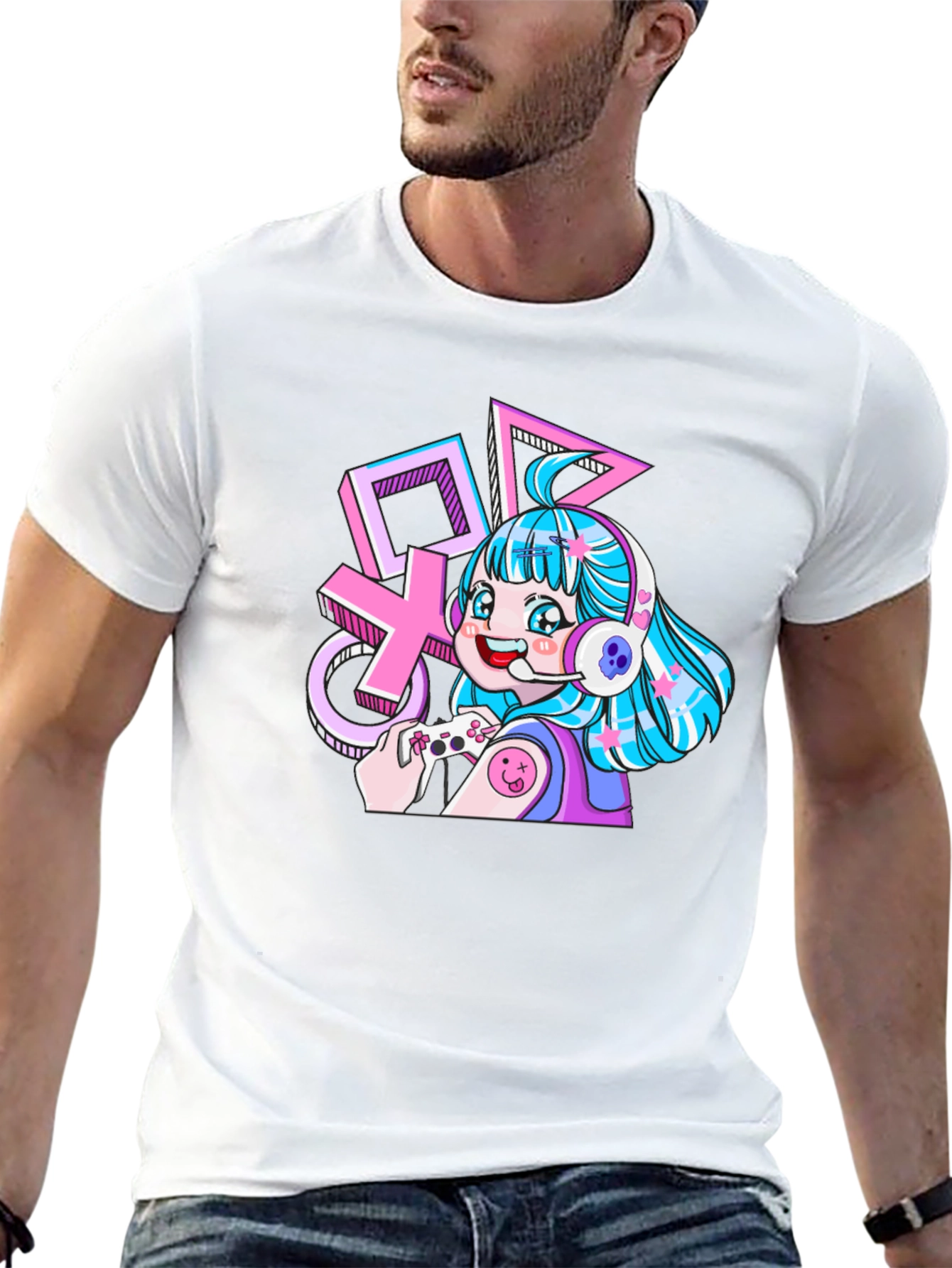 Gamer Girl Black T-Shirt