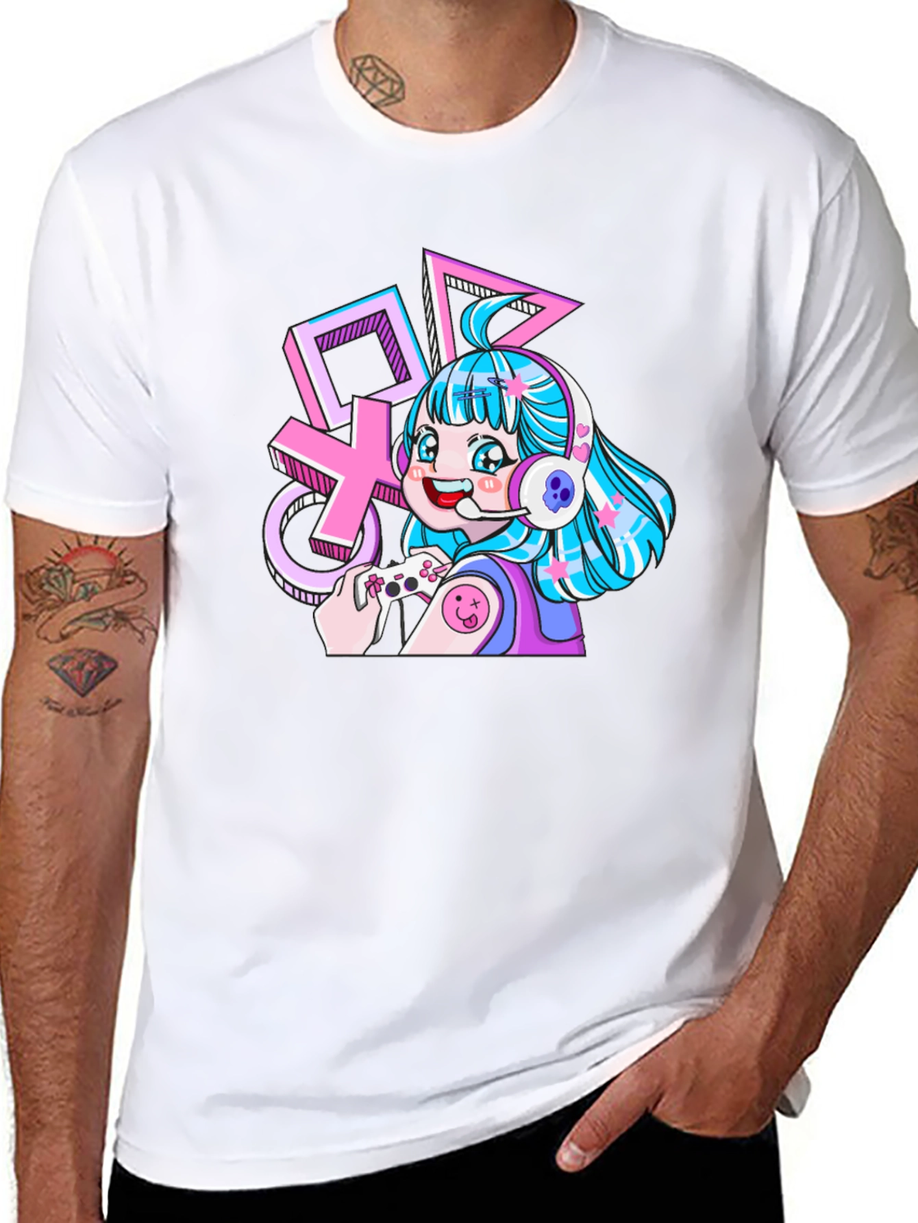 Gamer Girl Black T-Shirt