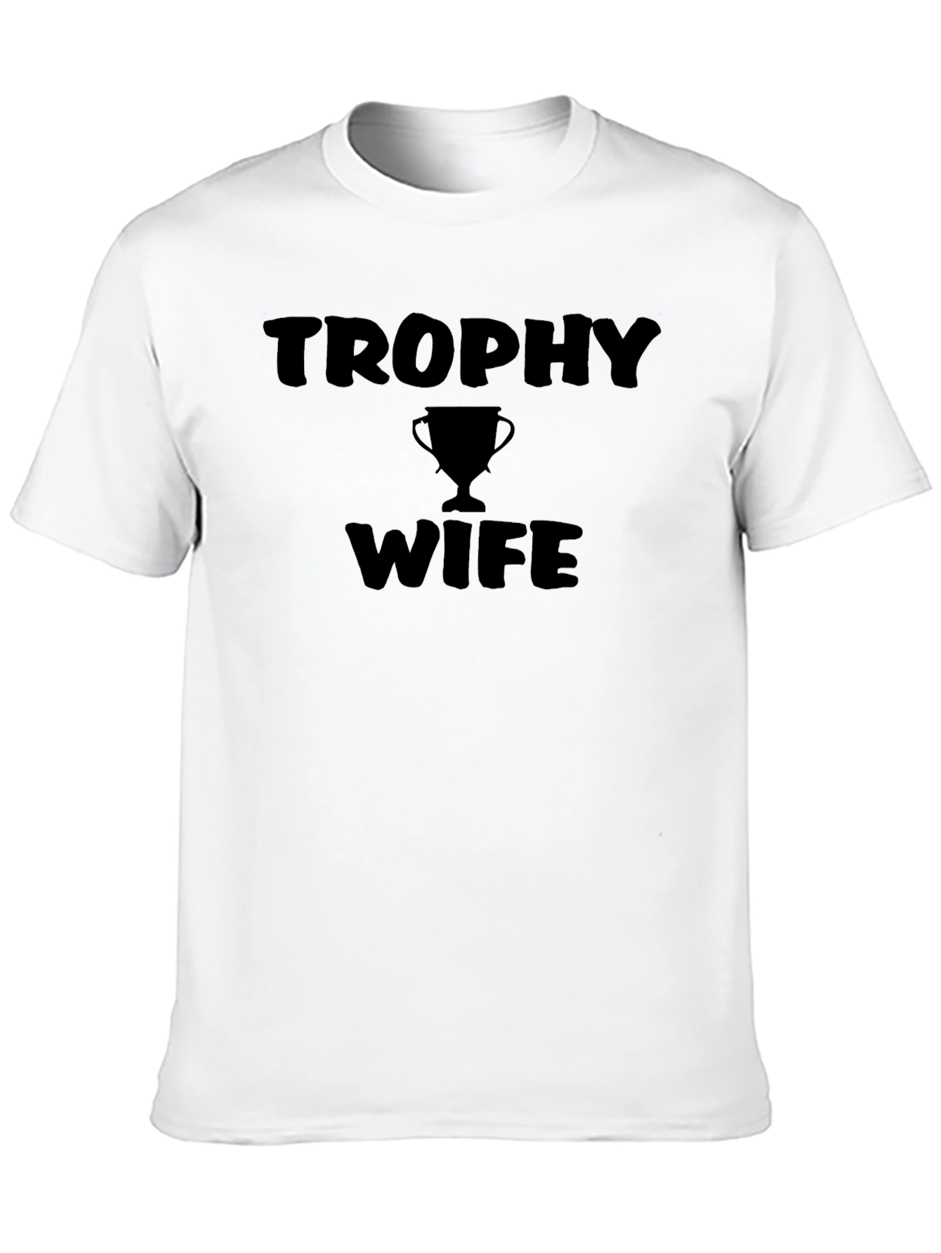 Trophy Wife Graphic Tee - Black Cotton T-Shirt