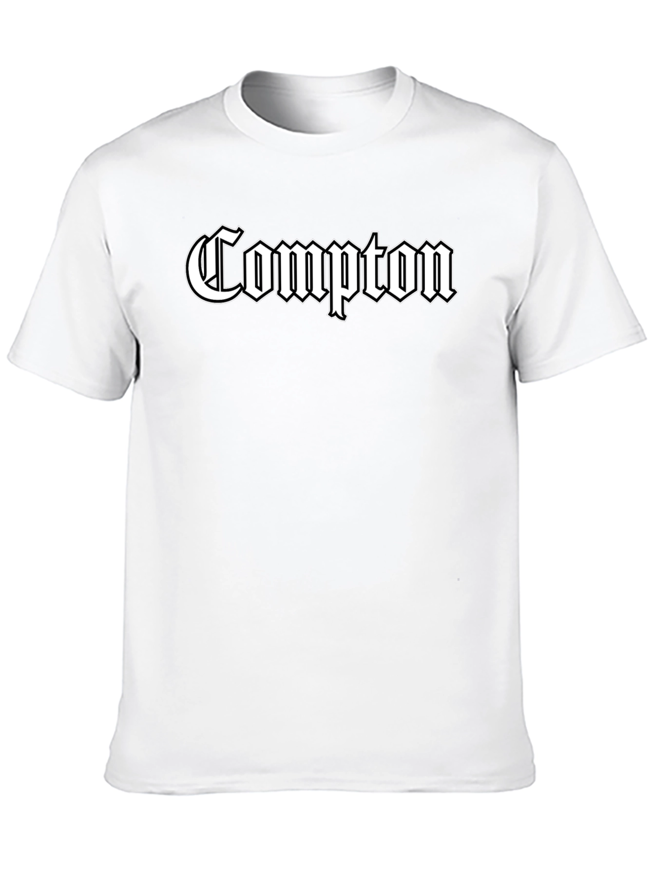 Compton Black Graphic T-Shirt