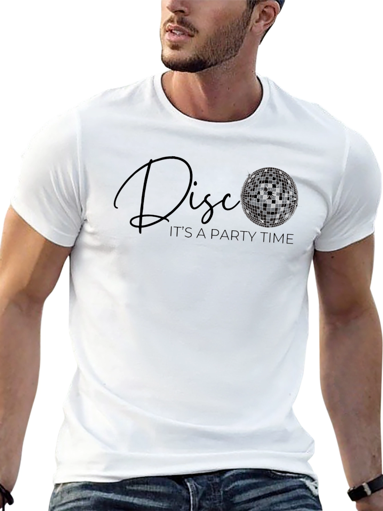 Disco Party Time Graphic Tee