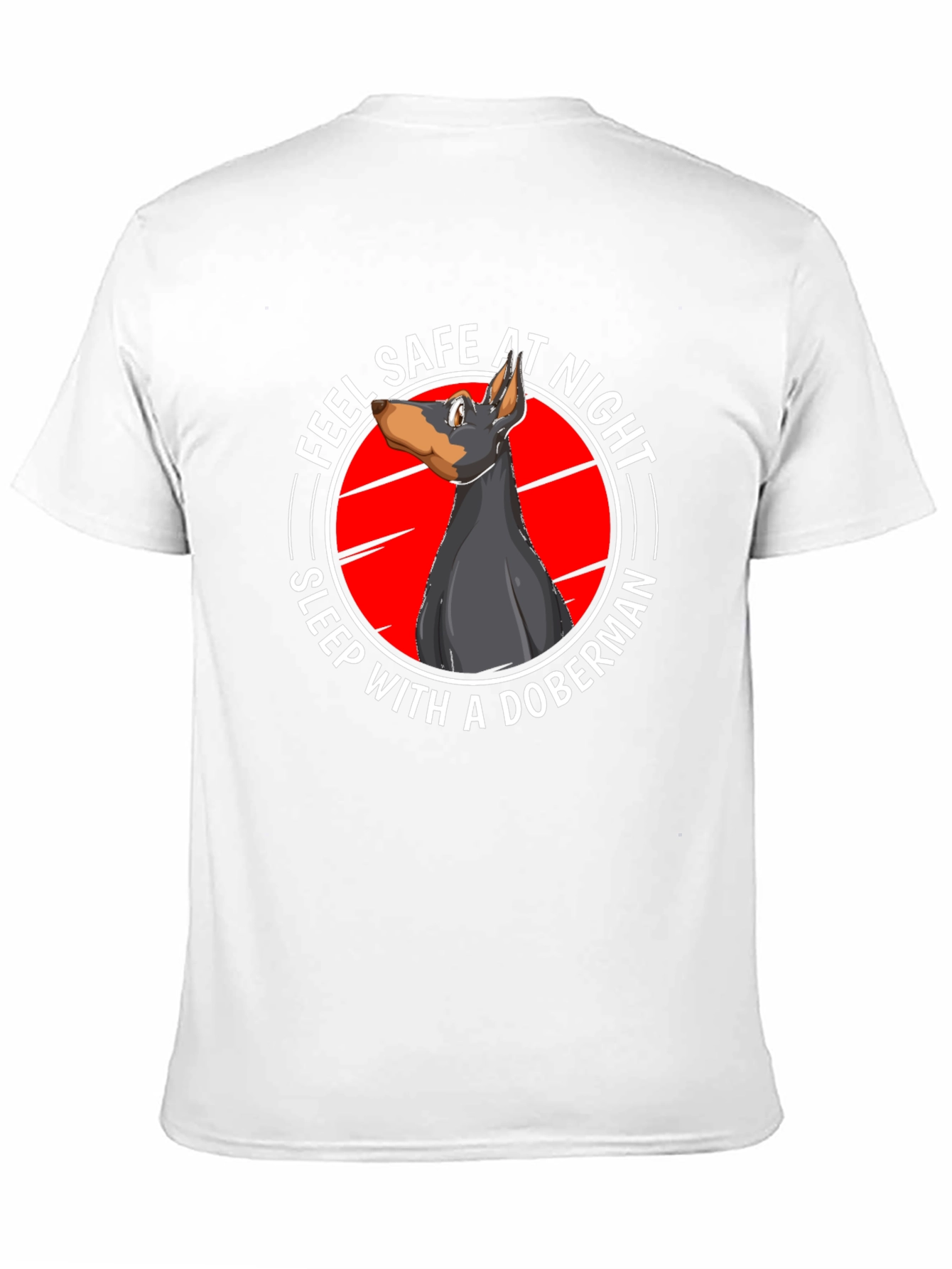 Feel Safe at Night Doberman T-Shirt