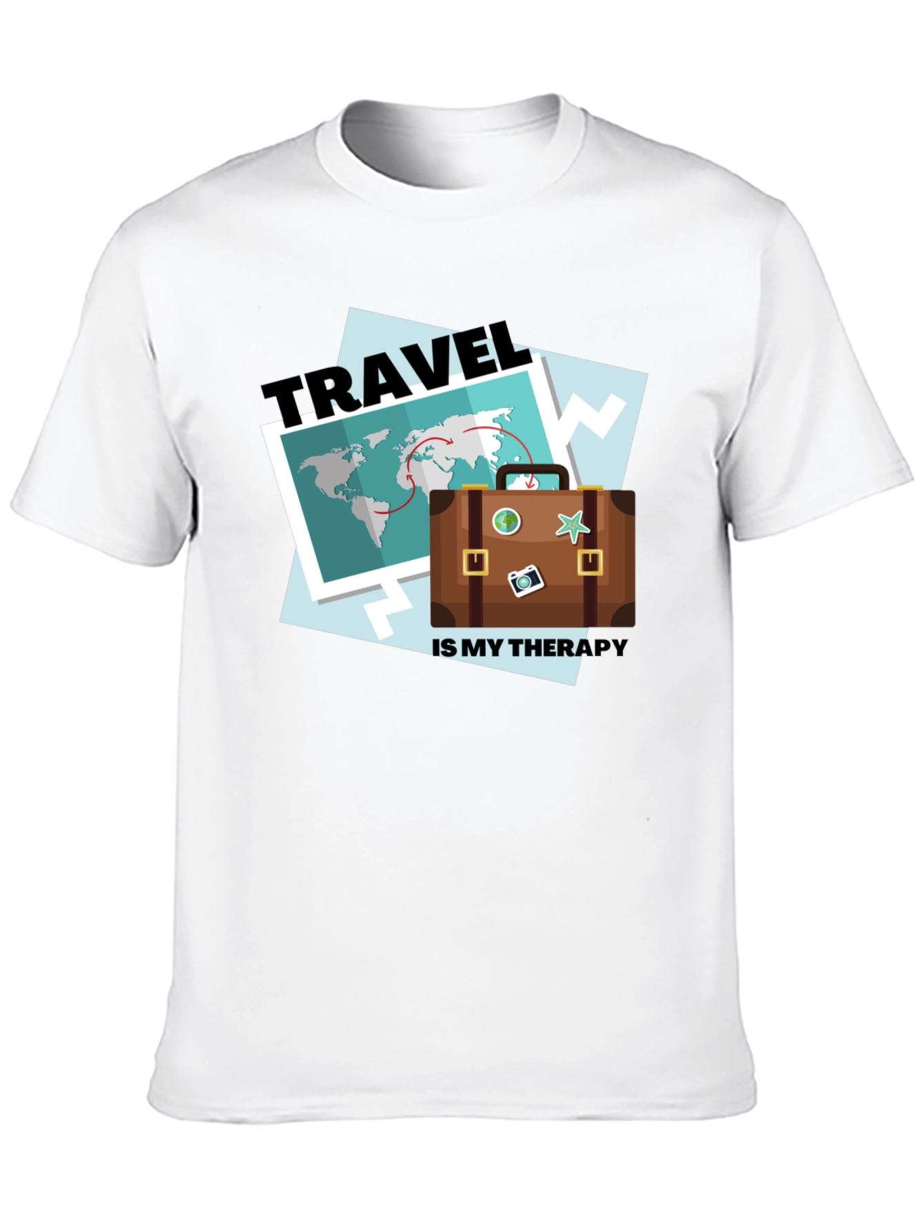 Travel Therapy T-Shirt - Adventure Awaits!