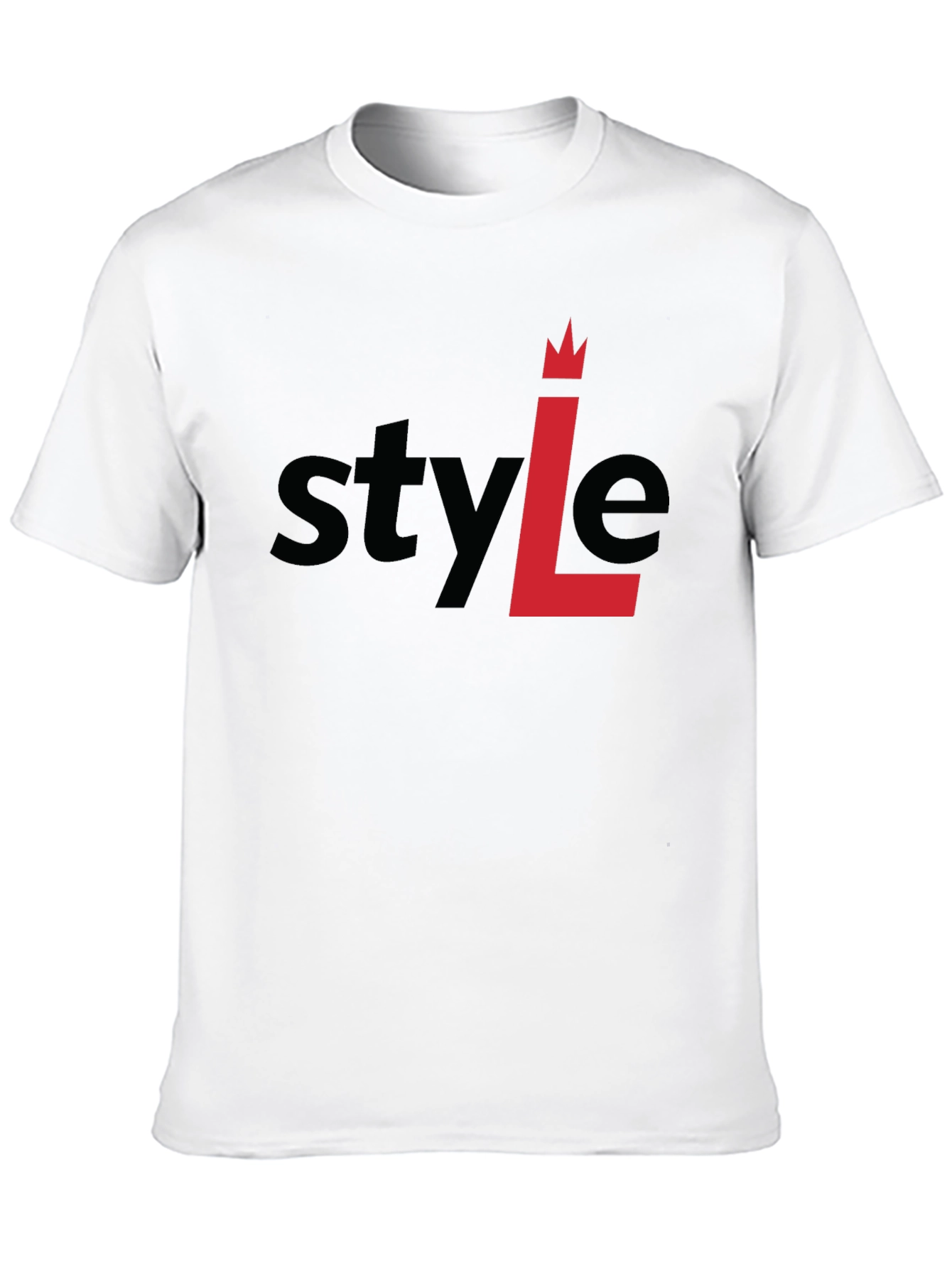 Stylish Black T-Shirt - Style L Design