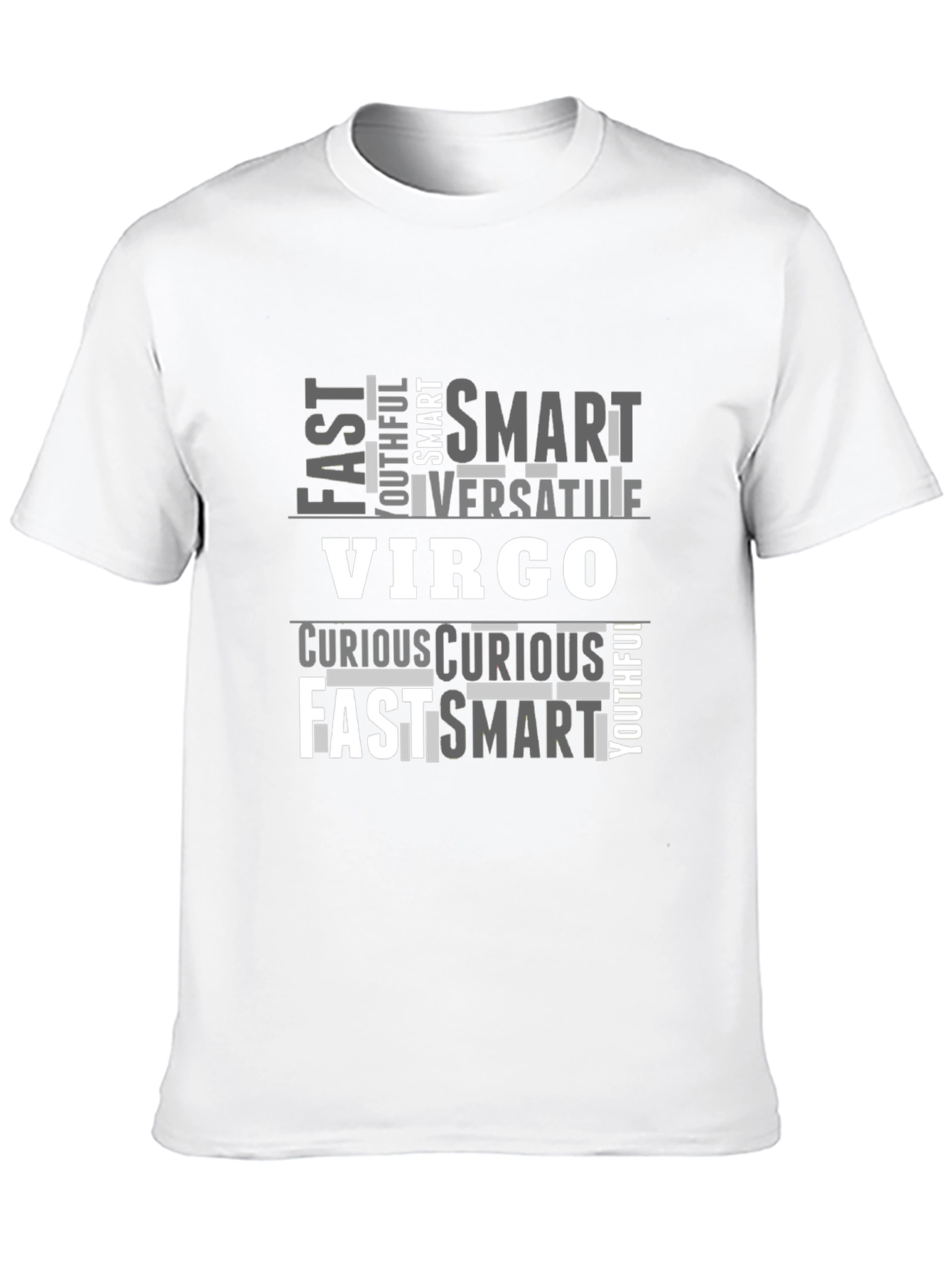 Virgo Zodiac Sign T-Shirt - Fast Smart Youthful