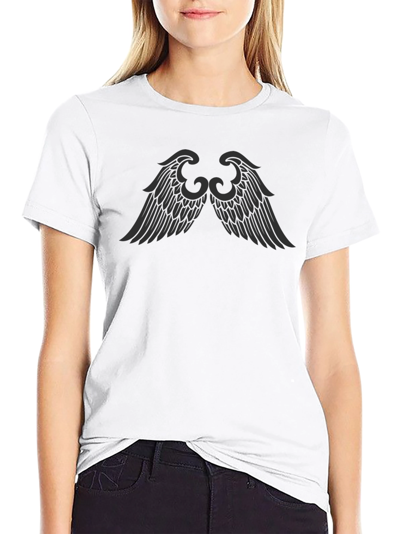 Wing Graphic Tee - Mens Black T-Shirt