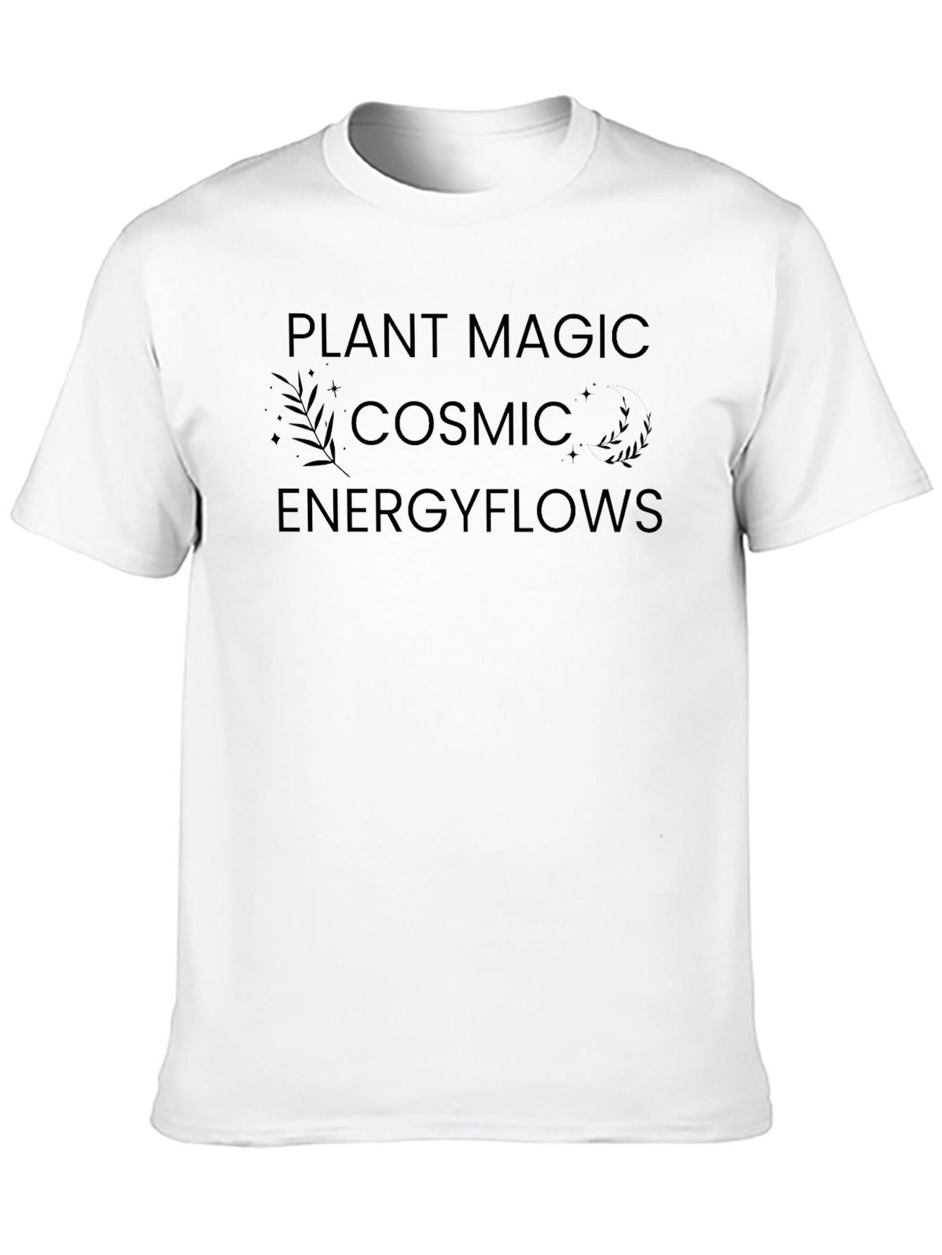 Plant Magic Cosmic Energyflows Graphic T-Shirt