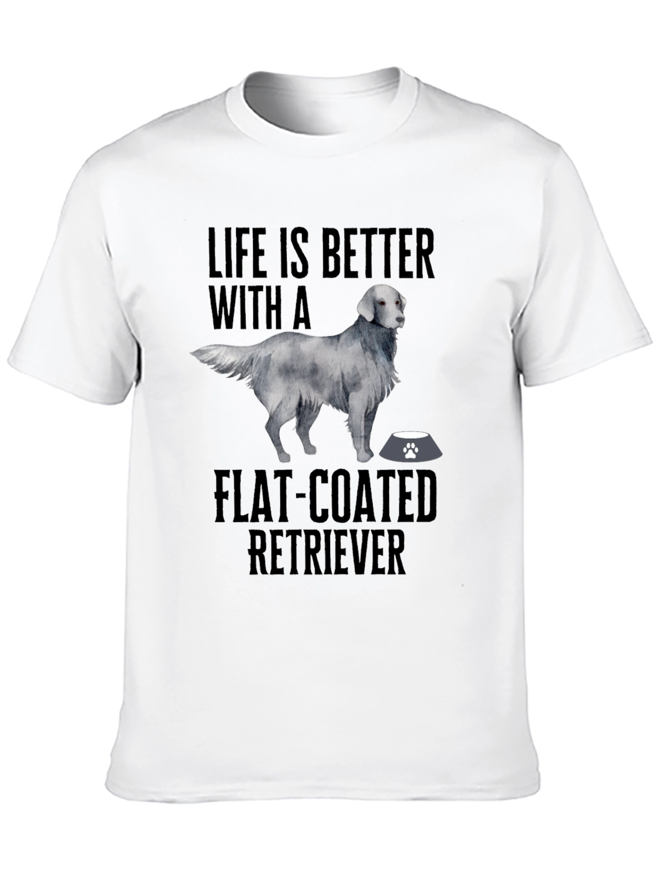 Flat-Coated Retriever Graphic T-Shirt
