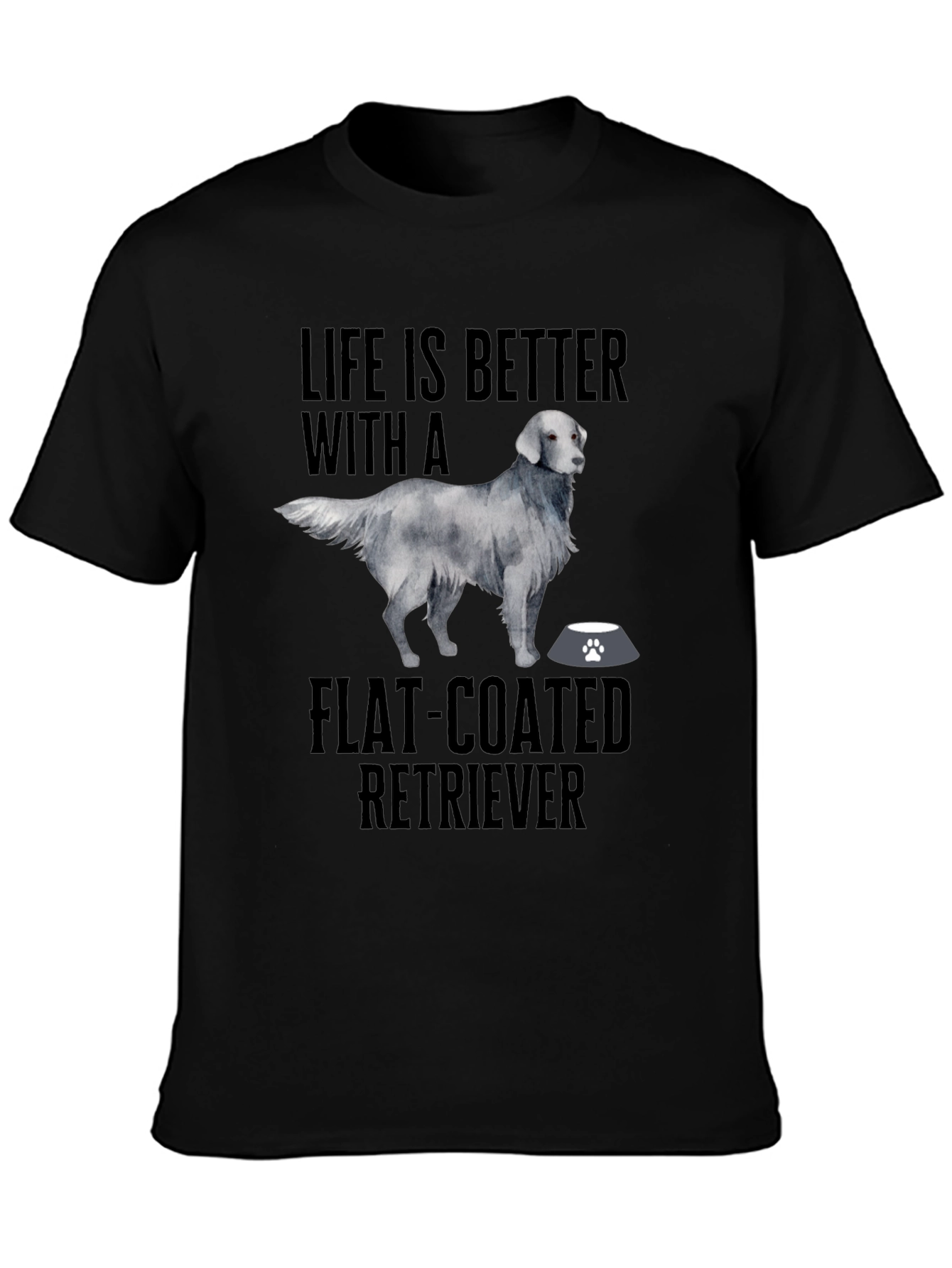 Flat-Coated Retriever Graphic T-Shirt