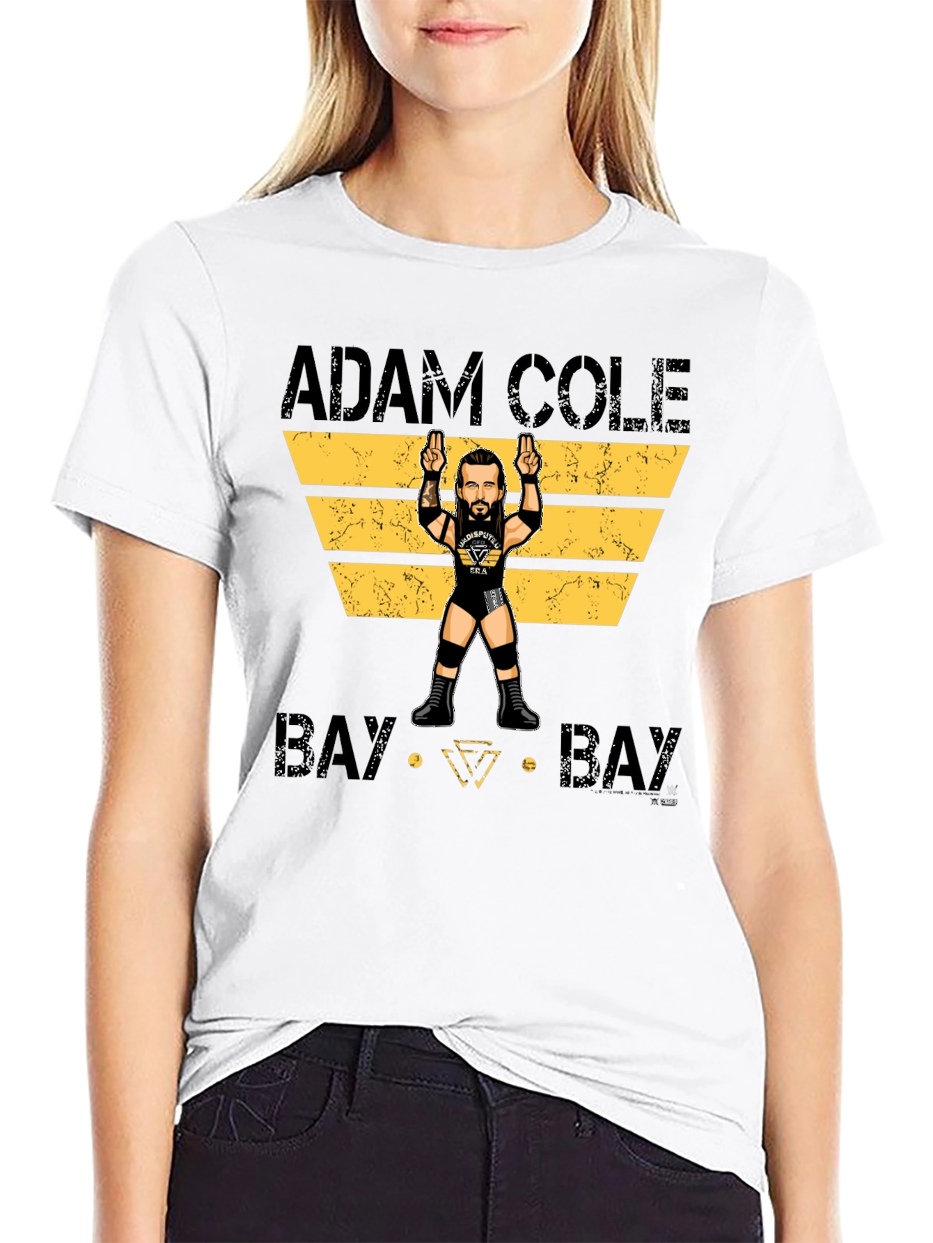 Adam Cole Bay Bay T-Shirt Wrestling Fan Apparel