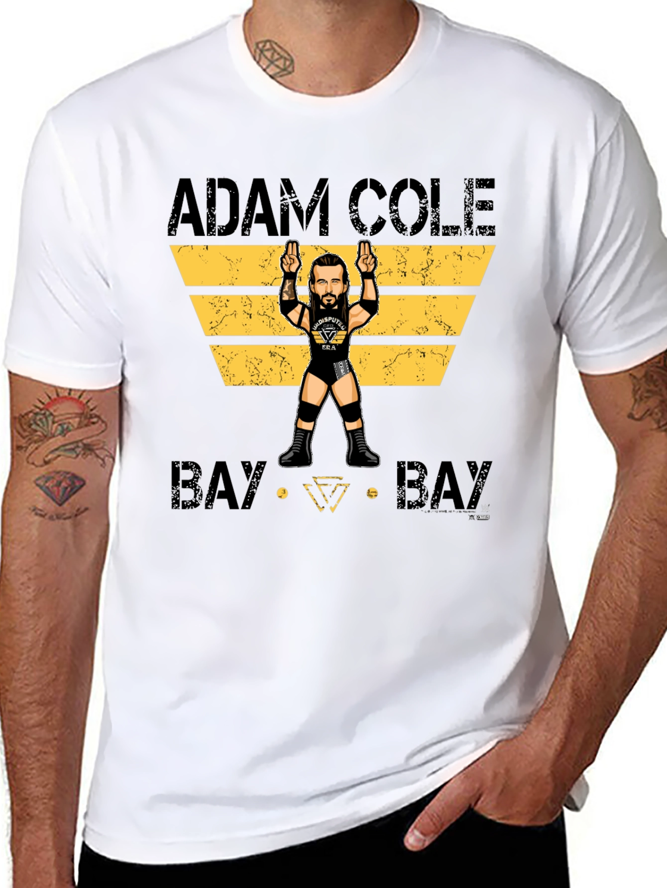 Adam Cole Bay Bay T-Shirt Wrestling Fan Apparel
