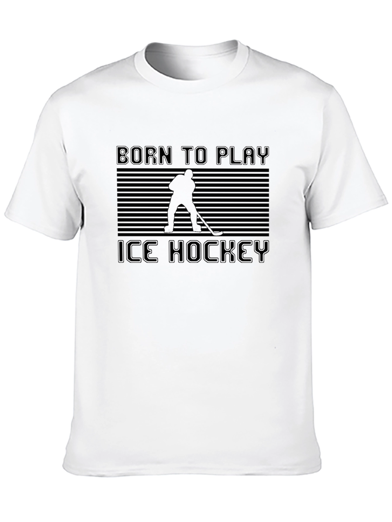 Born To Play Ice Hockey T-Shirt
